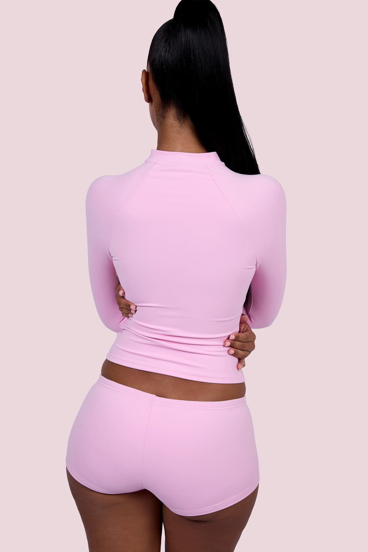 EVERYBODY BASICS MICRO SHORTS (LIGHT PINK)