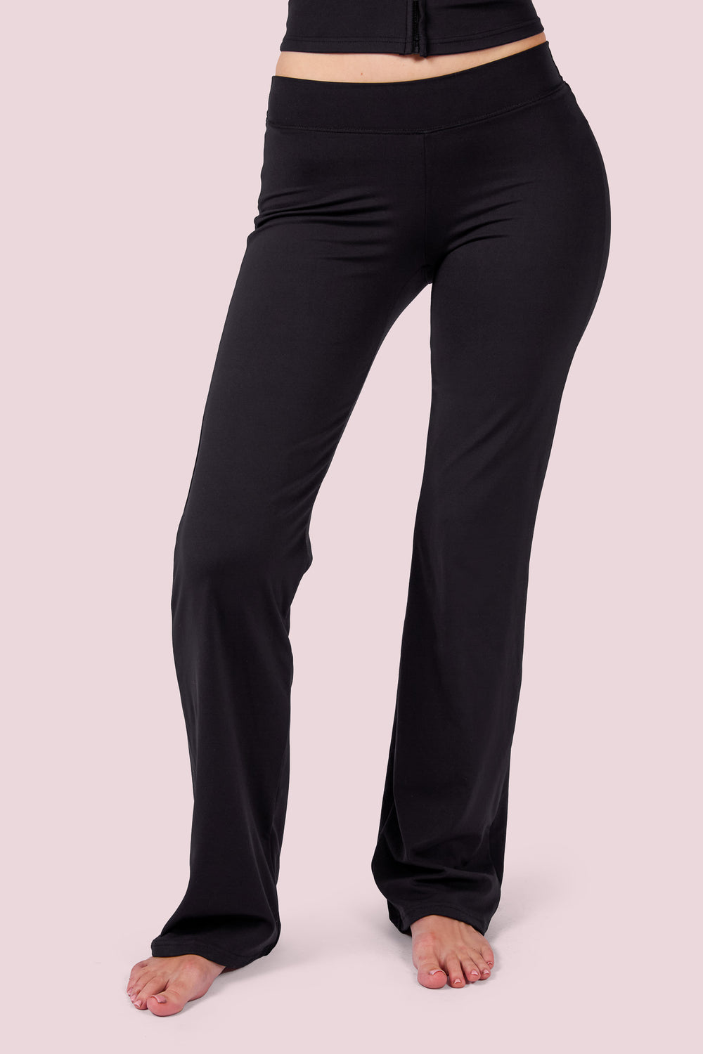 EVERYBODY BASICS MID-RISE PANTS (BLACK)