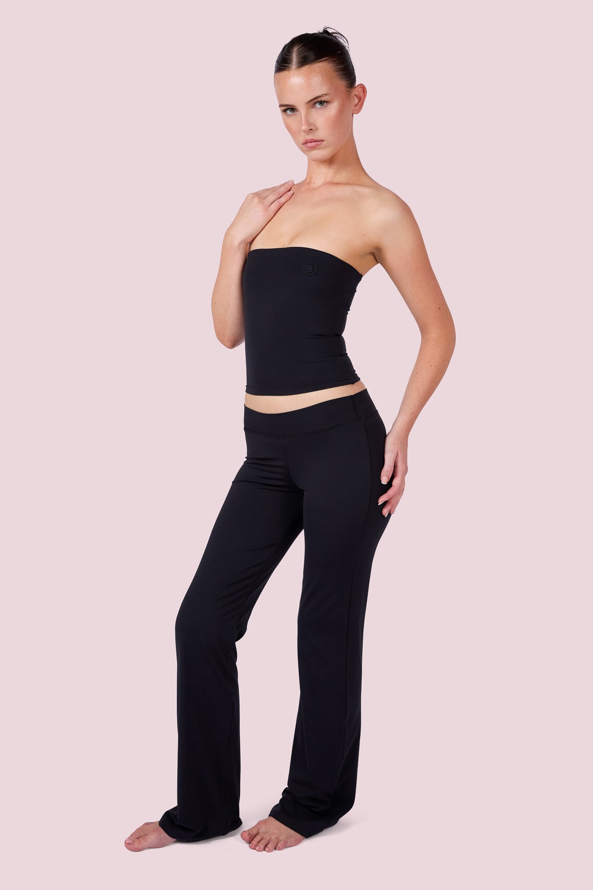 EVERYBODY BASICS MID-RISE PANTS (BLACK)