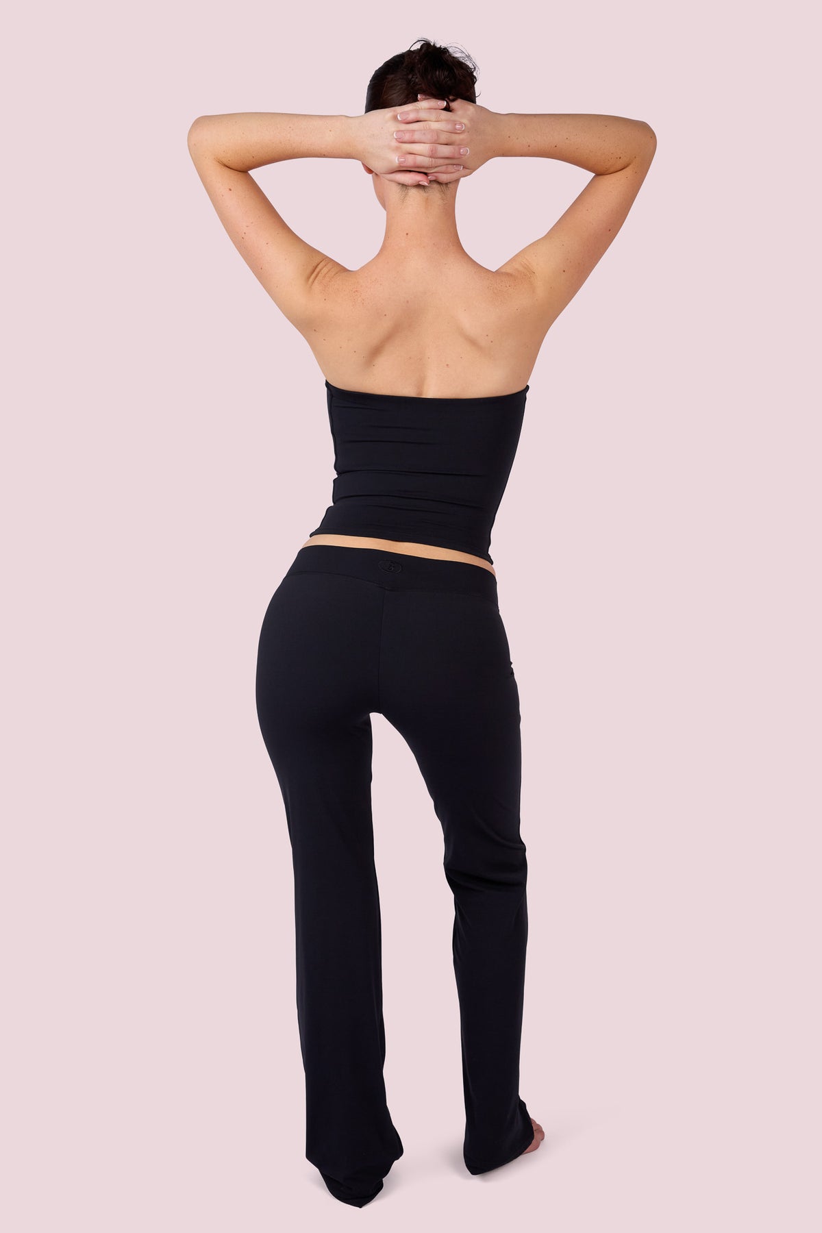 EVERYBODY BASICS MID-RISE PANTS (BLACK)