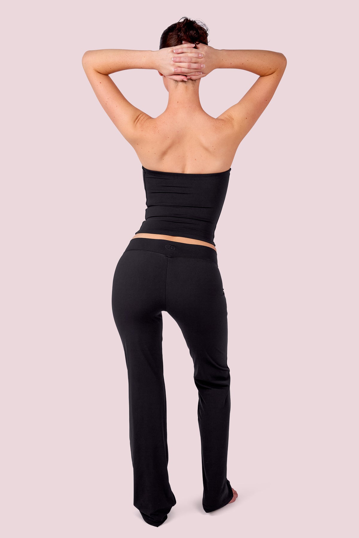 EVERYBODY BASICS MID-RISE PANTS (BLACK)