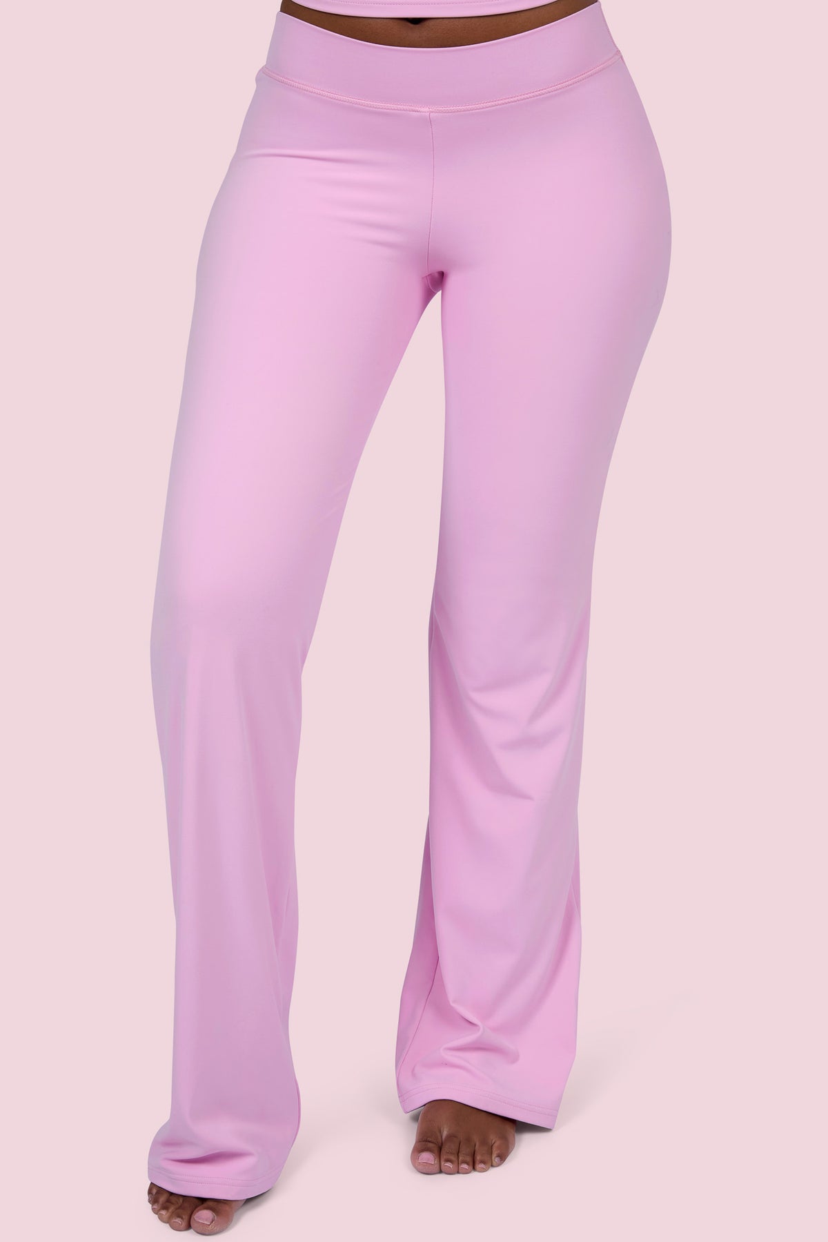 EVERYBODY BASICS MID-RISE PANTS (LIGHT PINK)