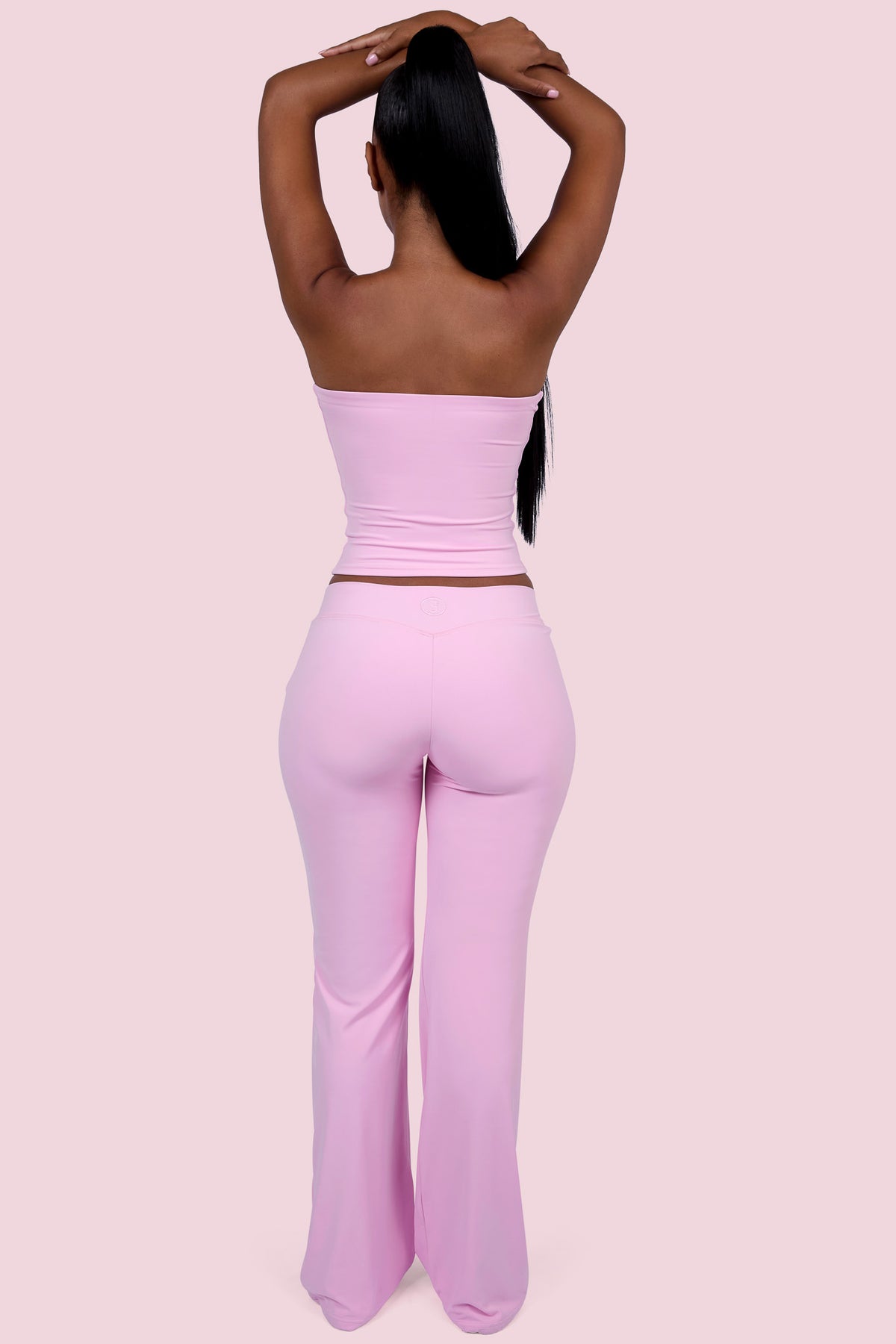 EVERYBODY BASICS MID-RISE PANTS (LIGHT PINK)