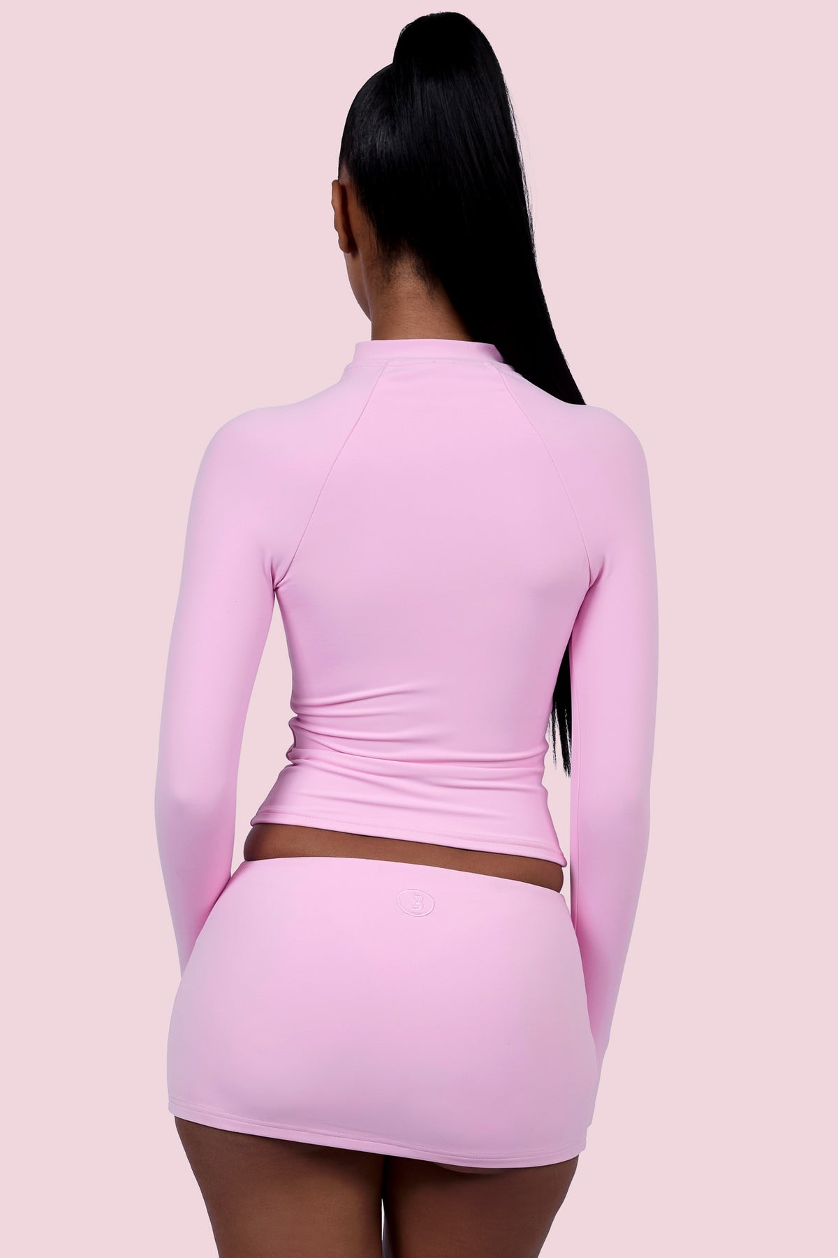 EVERYBODY BASICS MINI SKIRT (LIGHT PINK)