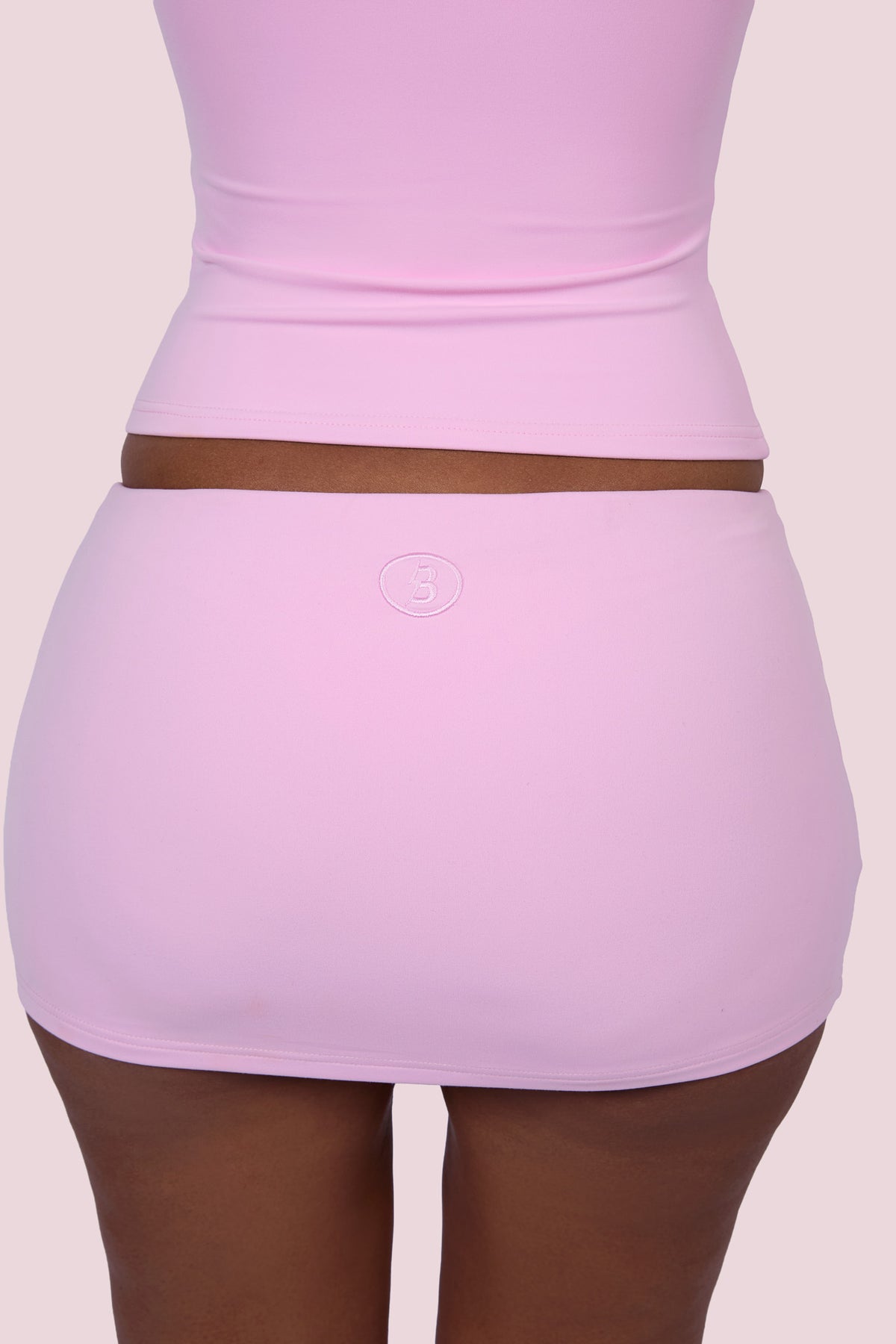 EVERYBODY BASICS MINI SKIRT (LIGHT PINK)