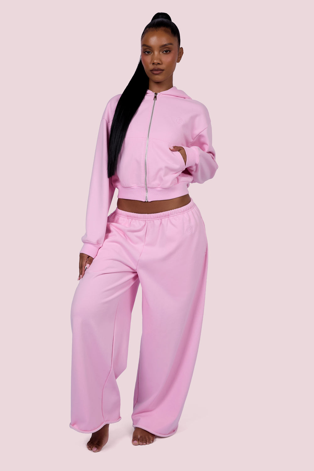 EVERYBODY BASICS SWEATPANTS (LIGHT PINK)
