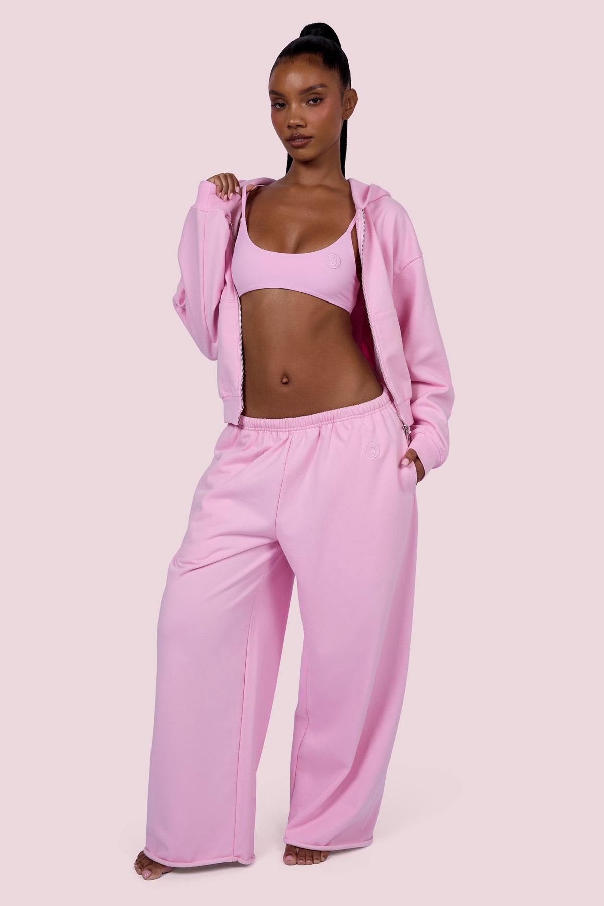 EVERYBODY BASICS SWEATPANTS (LIGHT PINK)