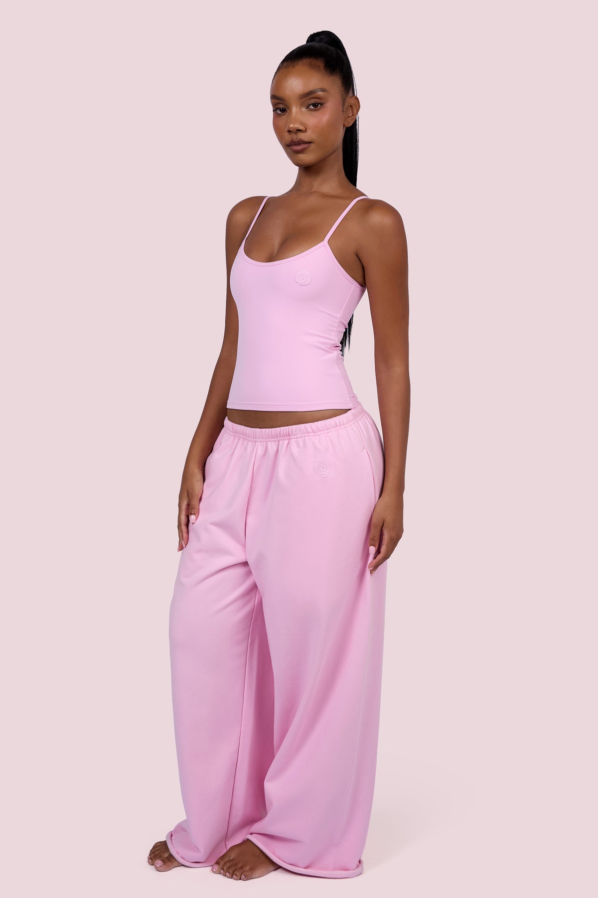EVERYBODY BASICS SWEATPANTS (LIGHT PINK)