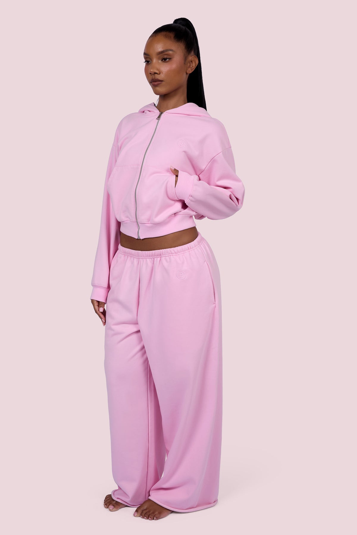 EVERYBODY BASICS SWEATPANTS (LIGHT PINK)