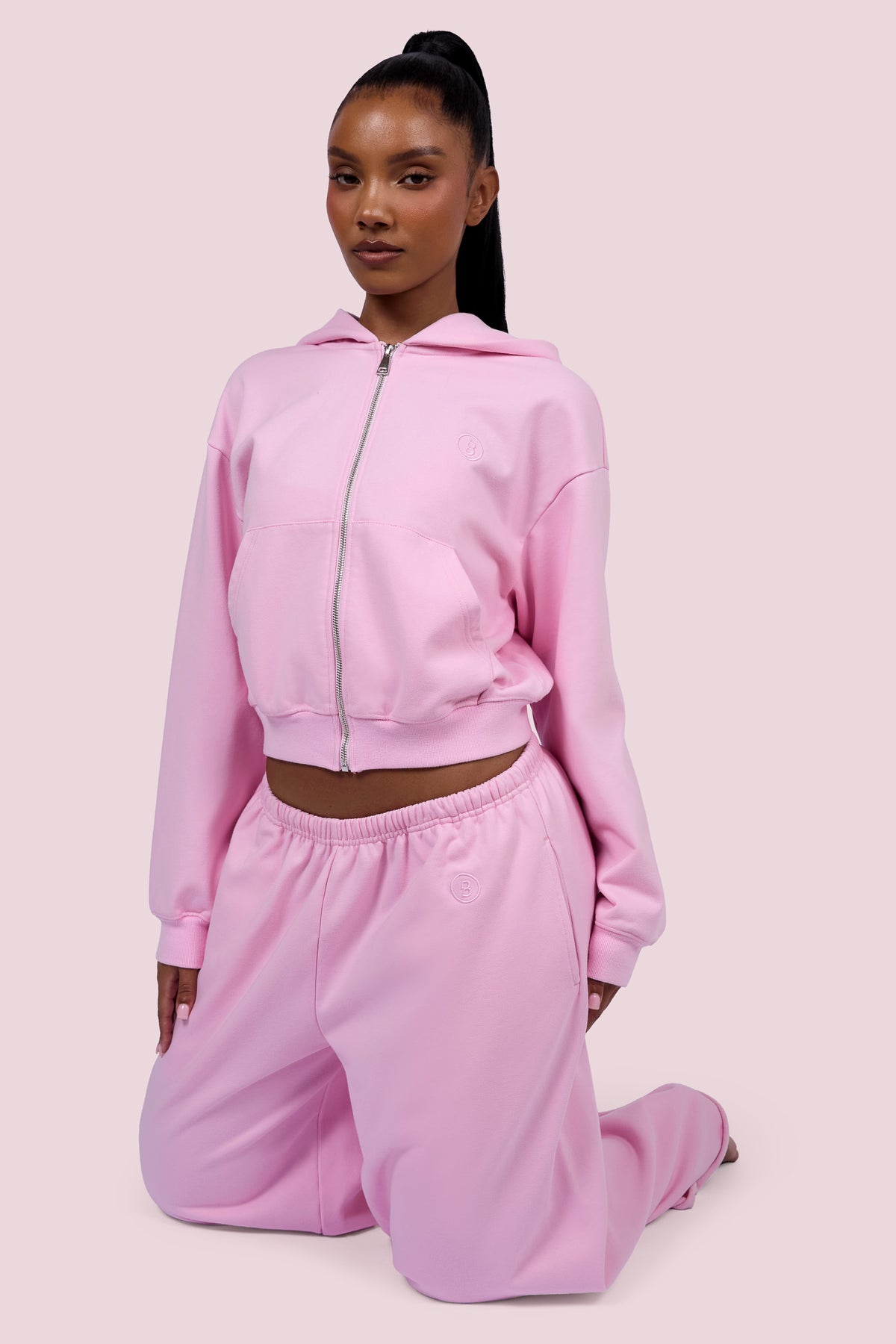 EVERYBODY BASICS SWEATPANTS (LIGHT PINK)