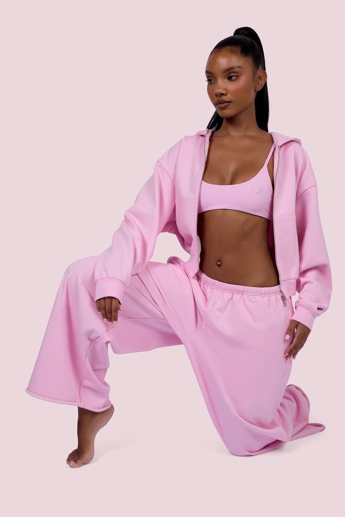 EVERYBODY BASICS SWEATPANTS (LIGHT PINK)