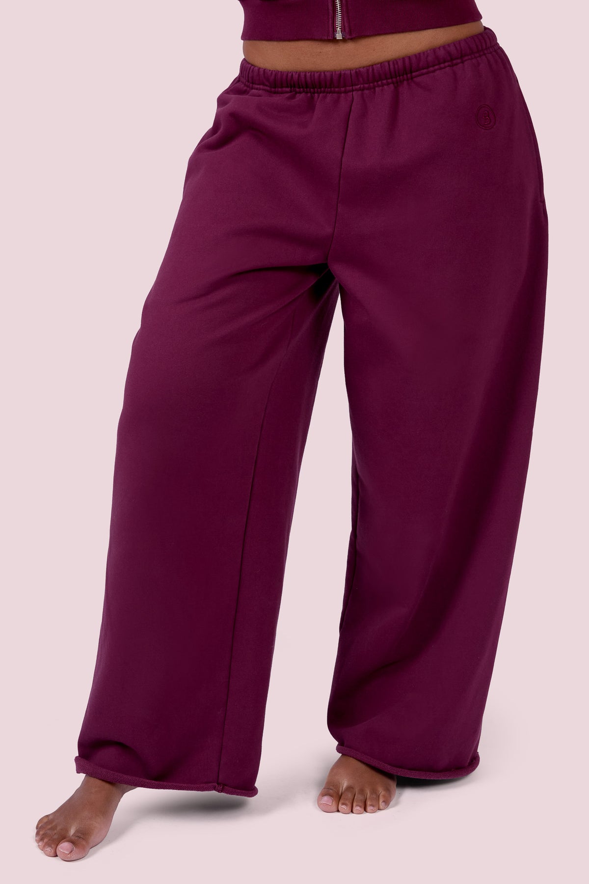 EVERYBODY BASICS SWEATPANTS (GRAPE WINE)