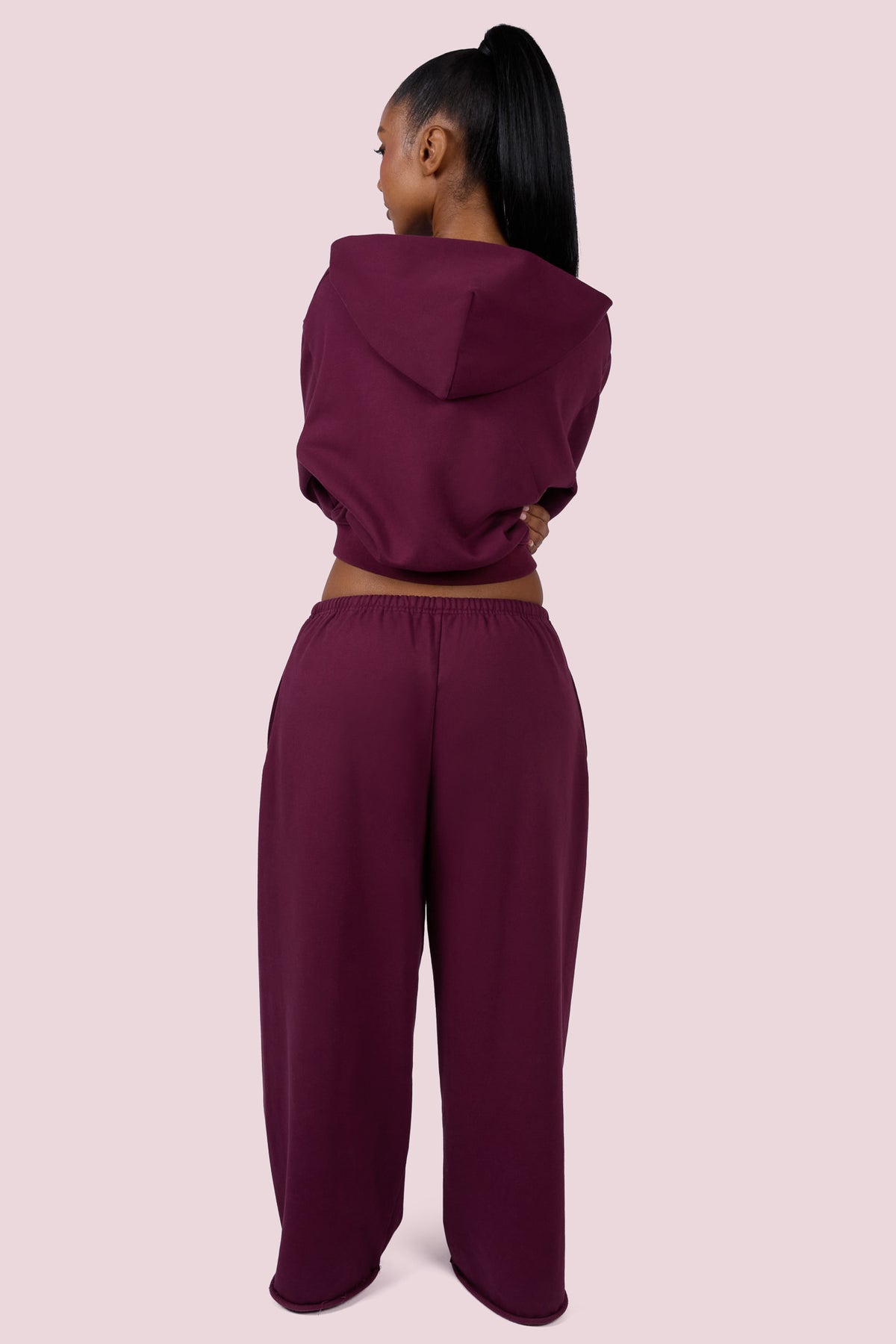 EVERYBODY BASICS SWEATPANTS (GRAPE WINE)