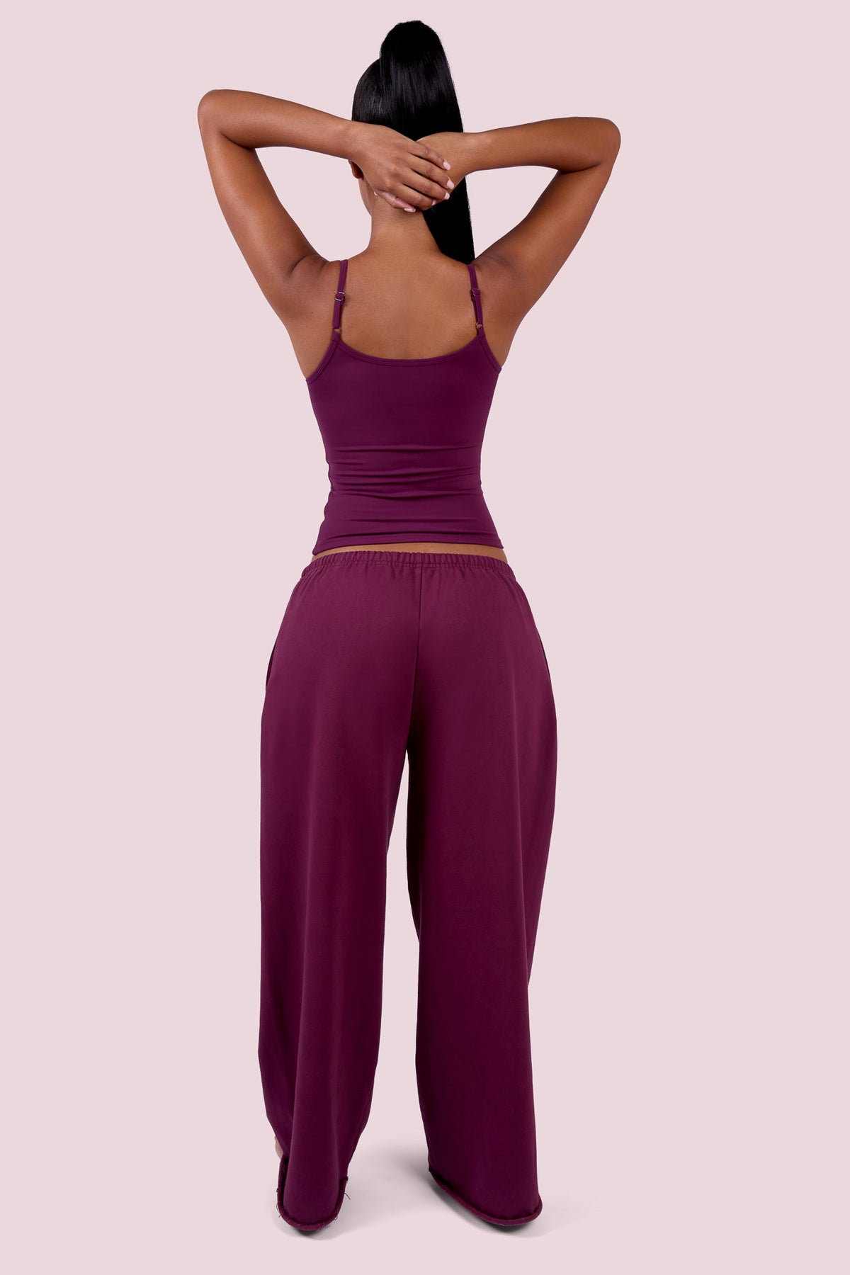 EVERYBODY BASICS SWEATPANTS (GRAPE WINE)