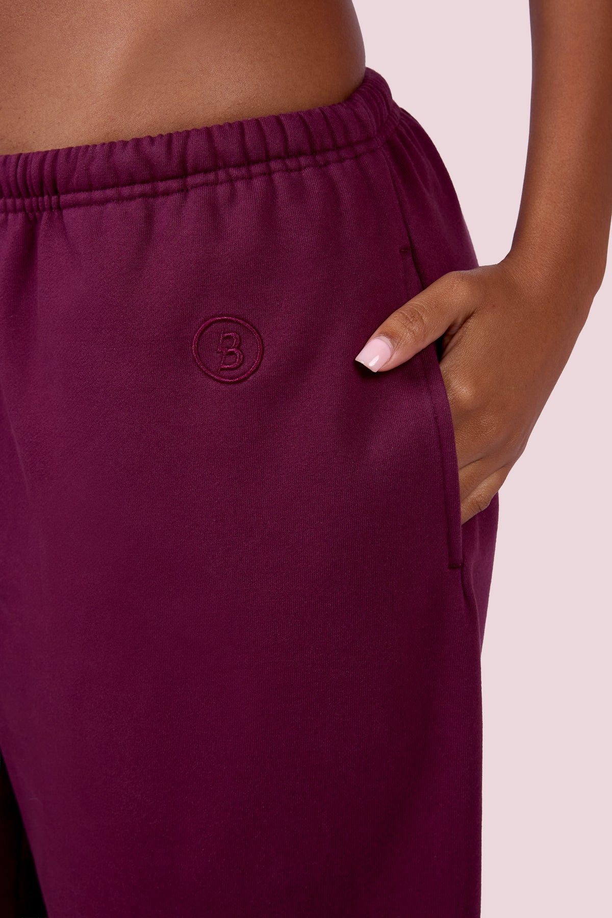 EVERYBODY BASICS SWEATPANTS (GRAPE WINE)