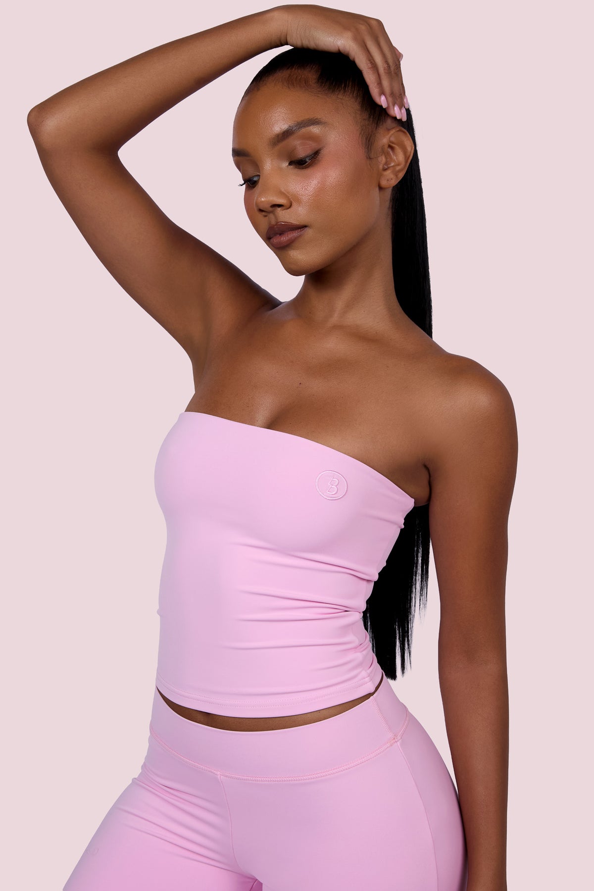 EVERYBODY BASICS TUBE TOP (LIGHT PINK)