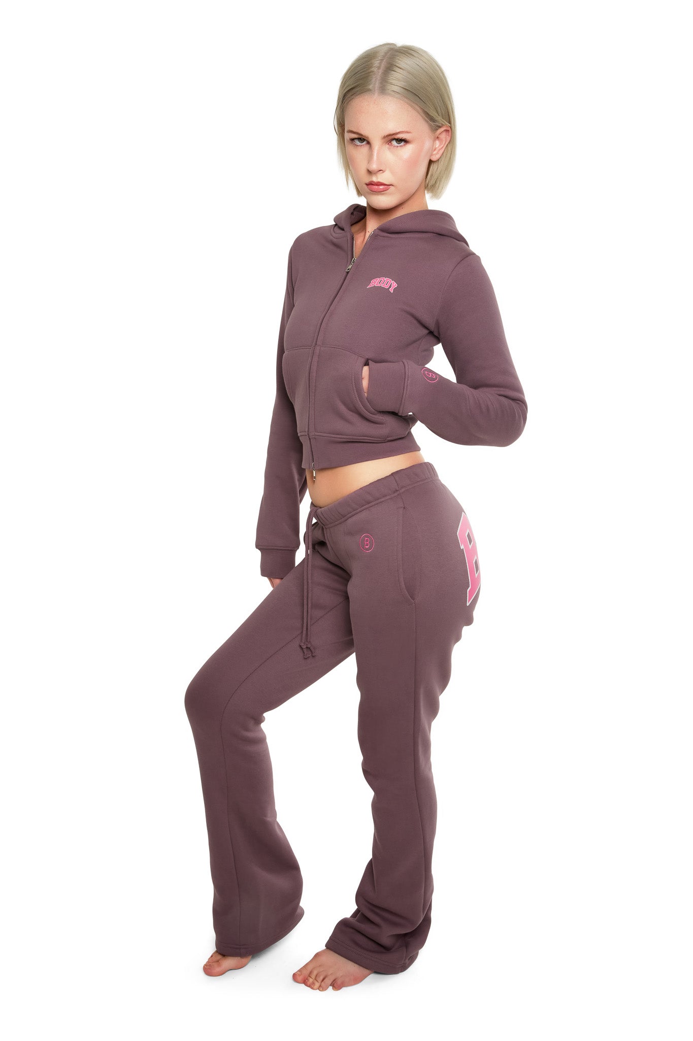 BACKSHOT SWEATPANTS 2.0 (MAROON/PINK)