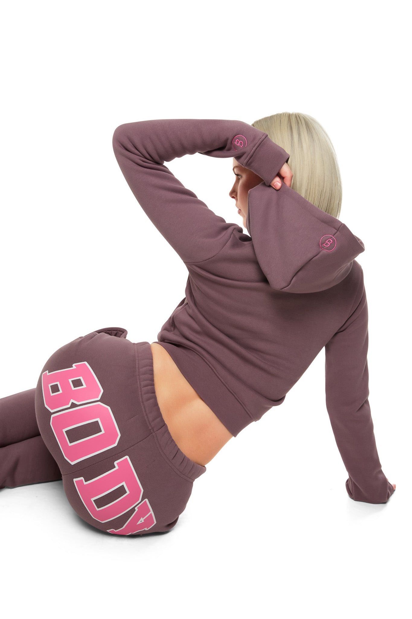 BACKSHOT HOODIE 2.0 (MAROON/PINK)