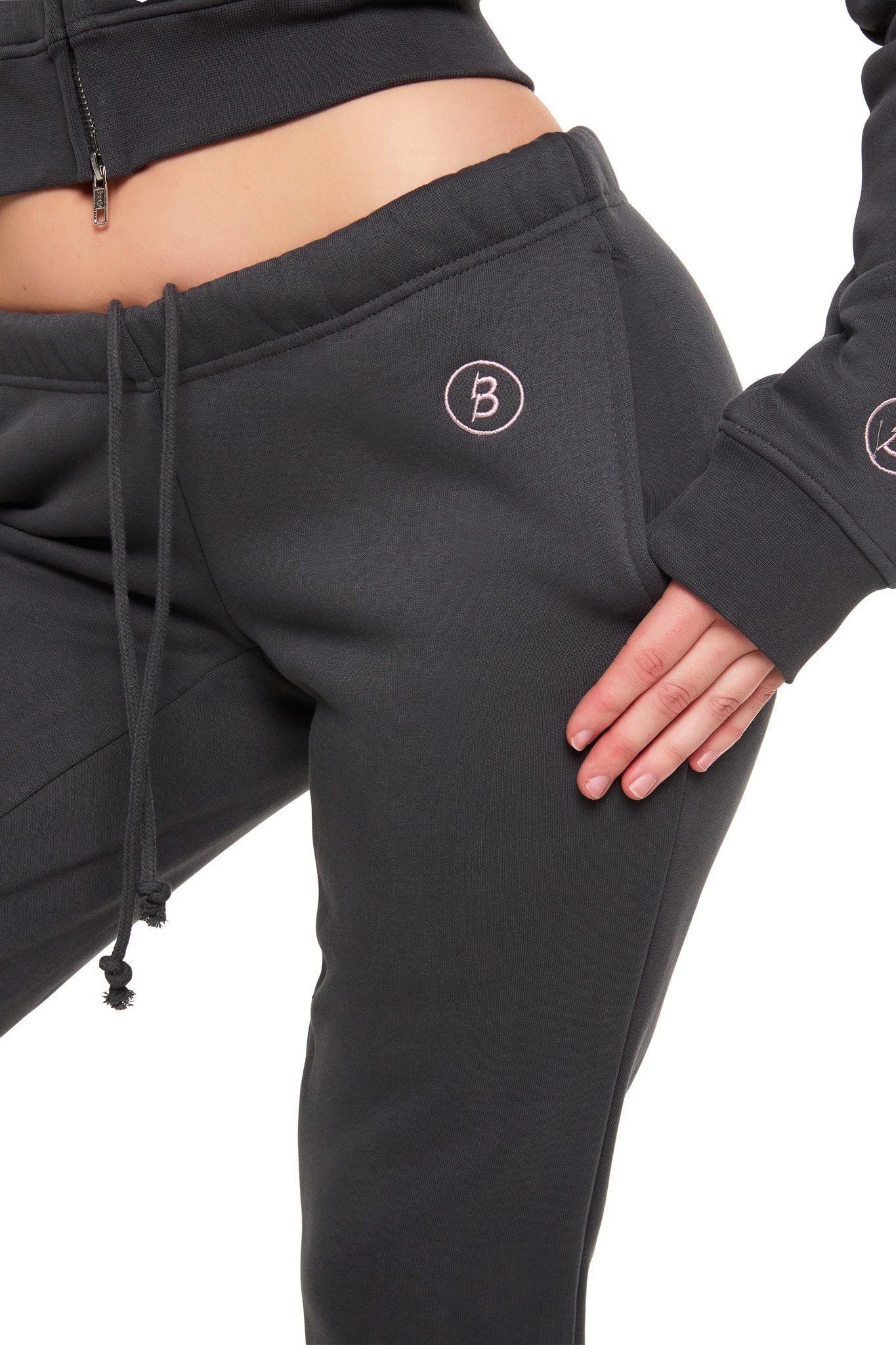 BACKSHOT SWEATPANTS 2.0 (CHARCOAL/PINK)