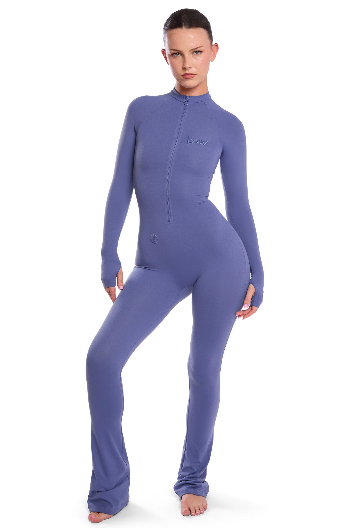 BASICS JUMPSUIT (SHARK BLUE)