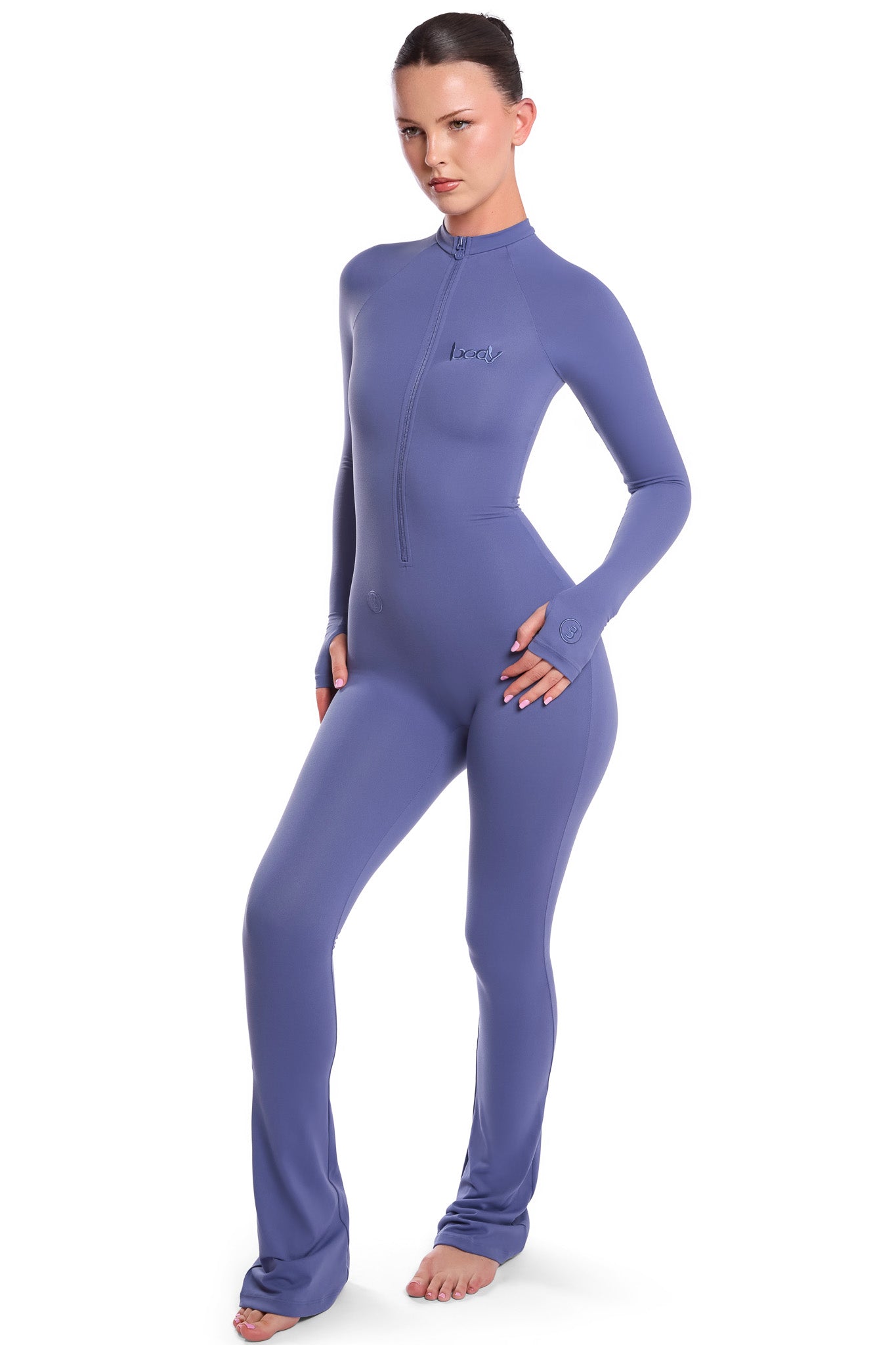 BASICS JUMPSUIT (SHARK BLUE)