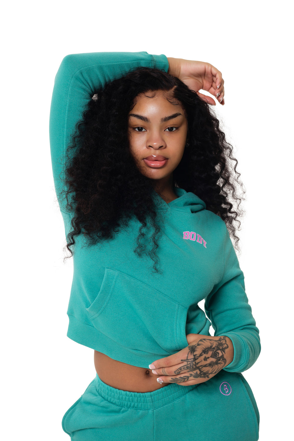 BACKSHOT HOODIE (TEAL)