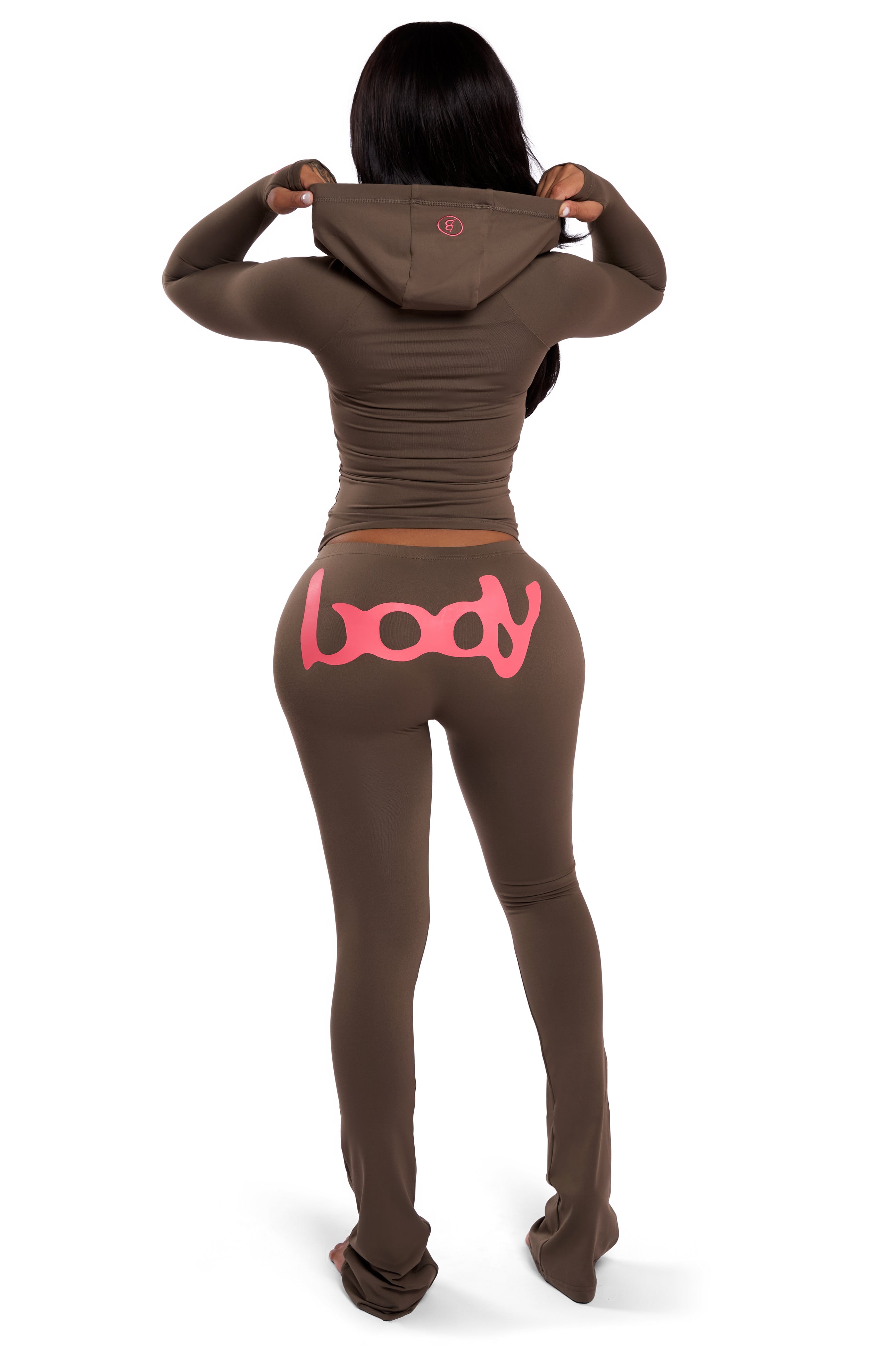 BASICS ULTRA LOW-RISE LEGGINGS 2.0 (BROWN/DARLING PINK)