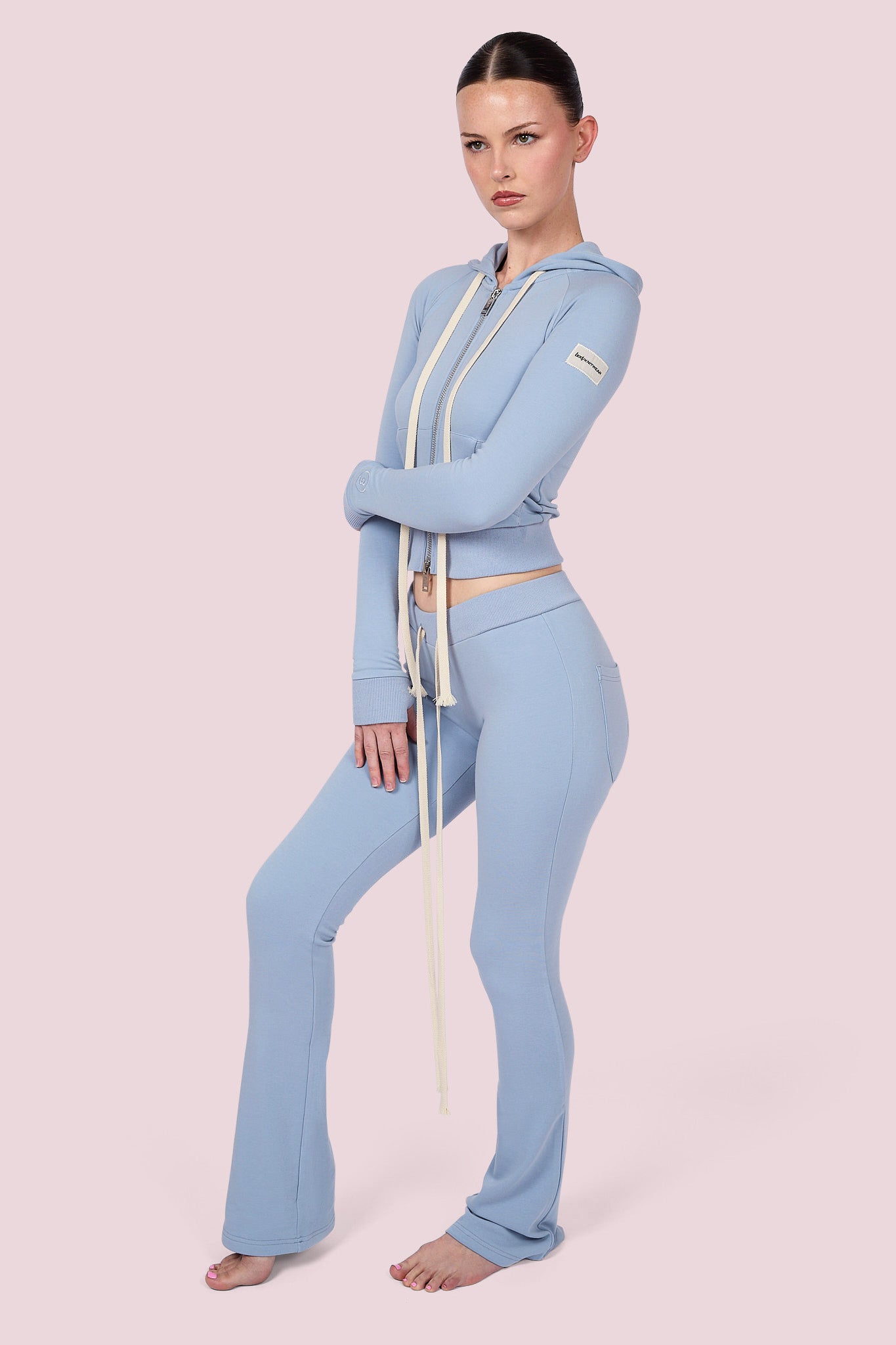 BODY KNITWEAR PANTS (POWDER BLUE)