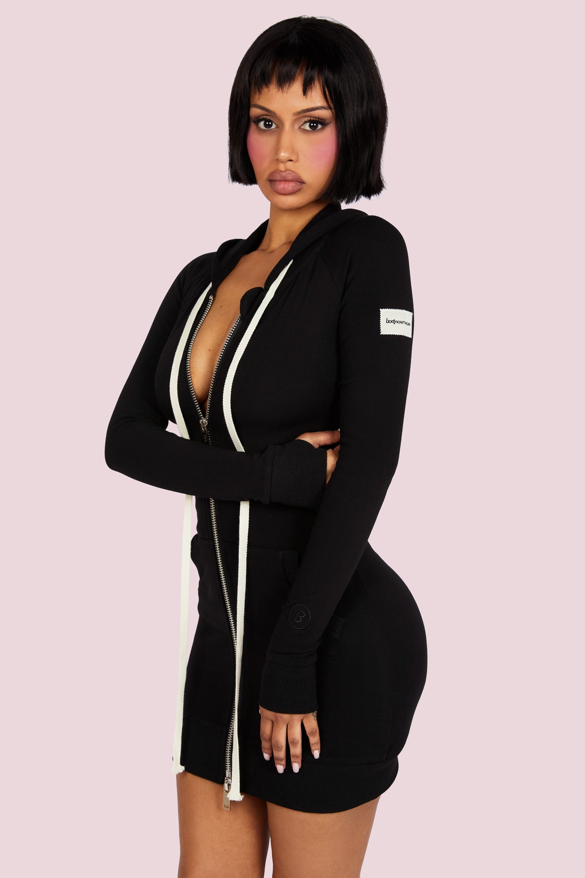 BODY KNITWEAR DRESS (BLACK)
