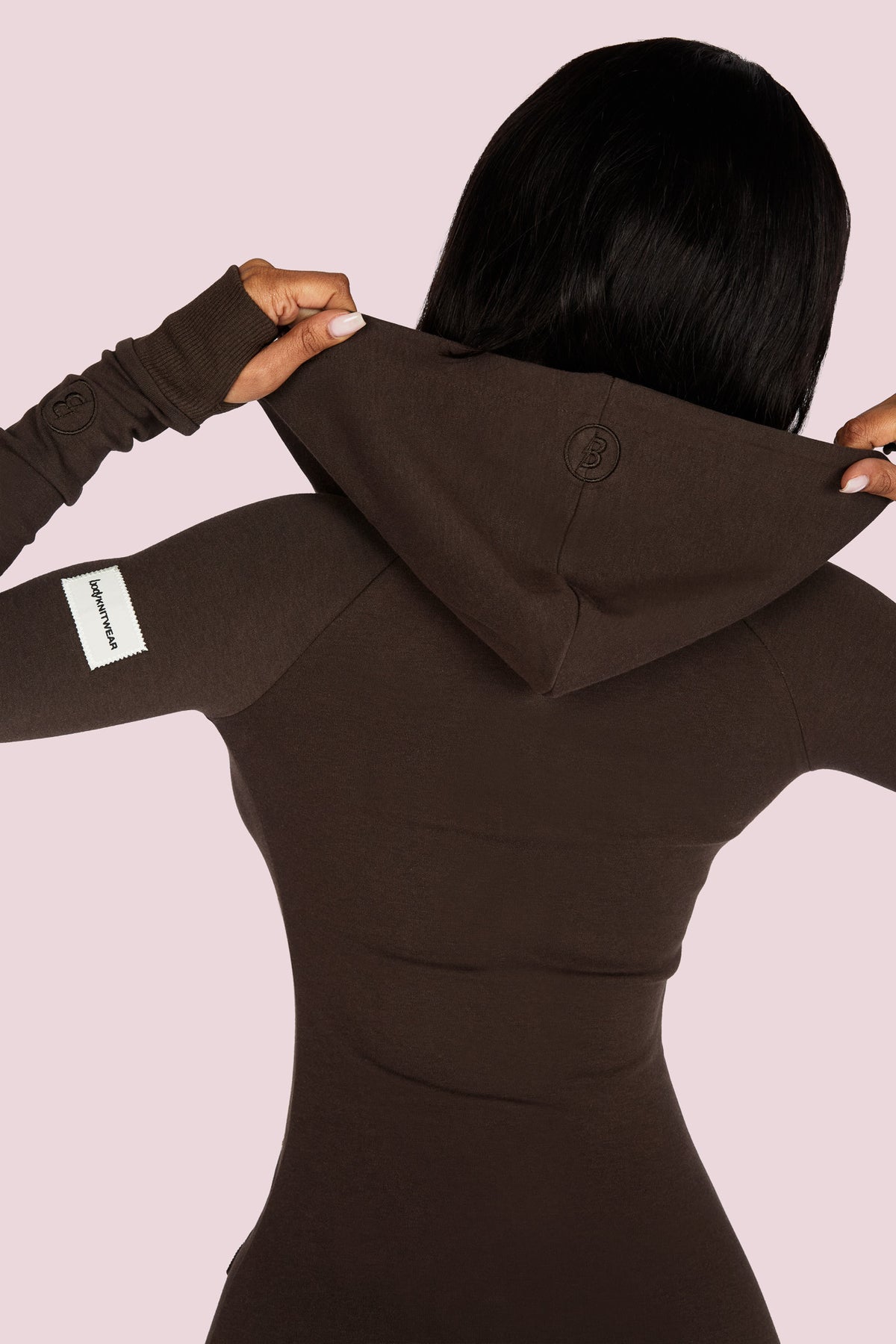 BODY KNITWEAR DRESS (CHOCOLATE)