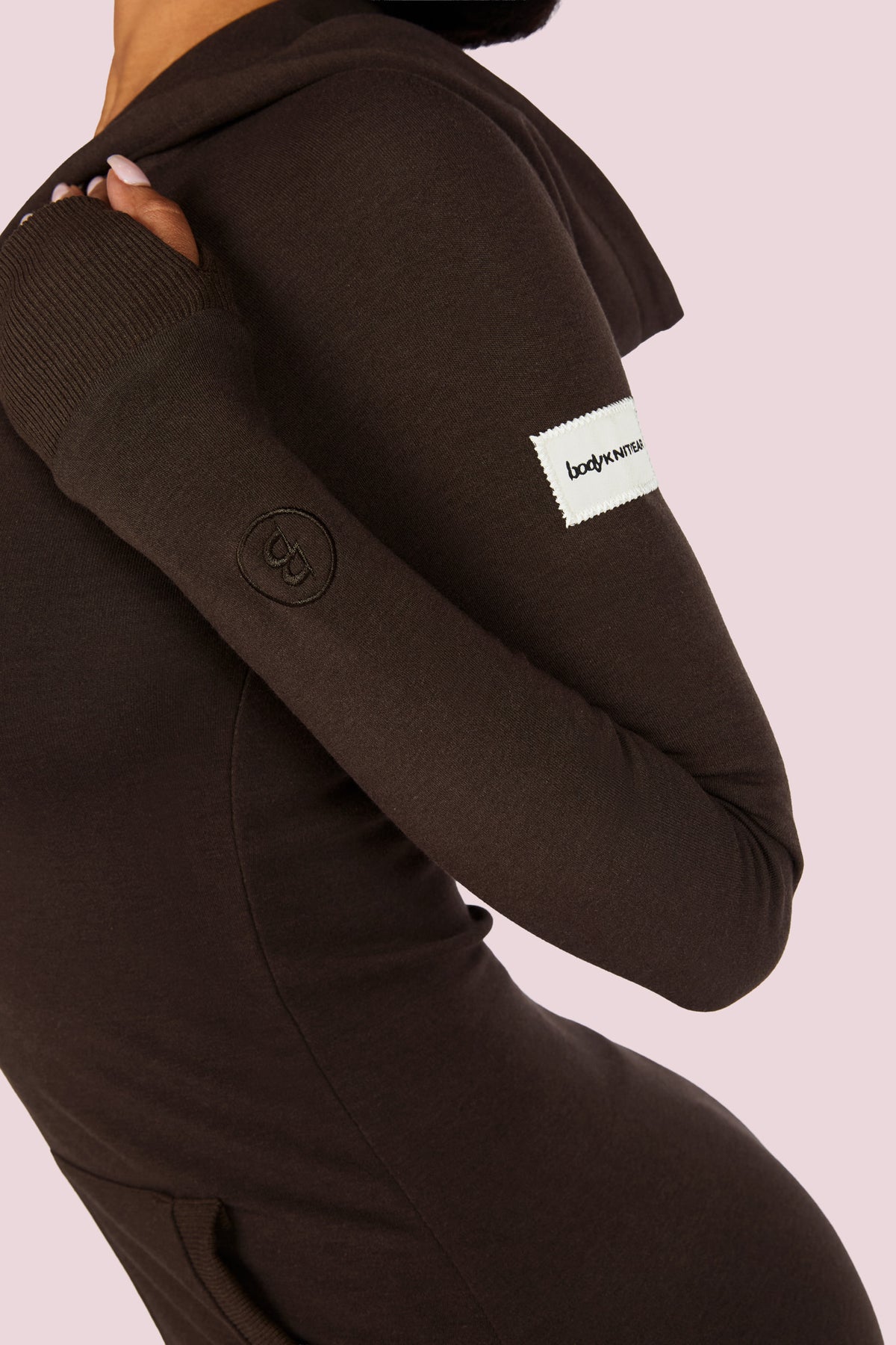 BODY KNITWEAR DRESS (CHOCOLATE)