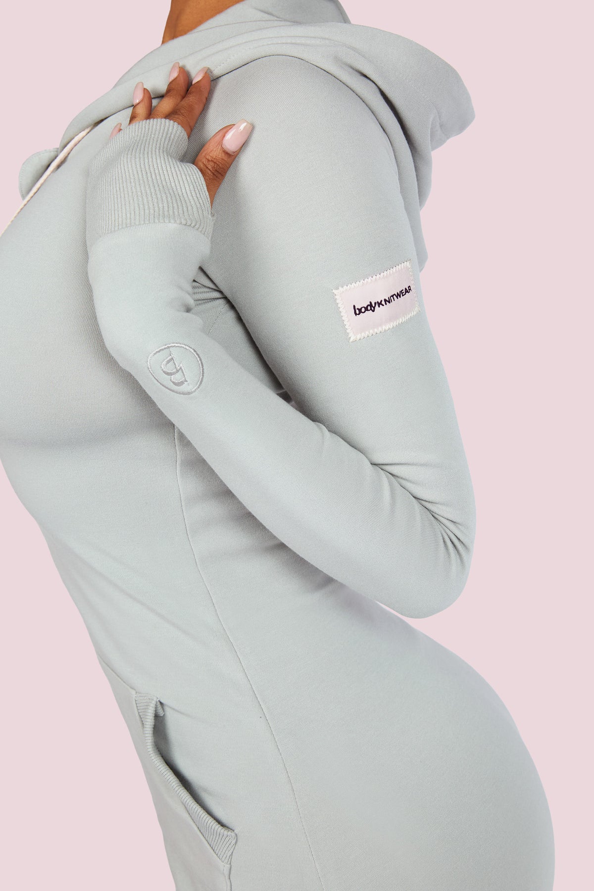 BODY KNITWEAR DRESS (SLATE)
