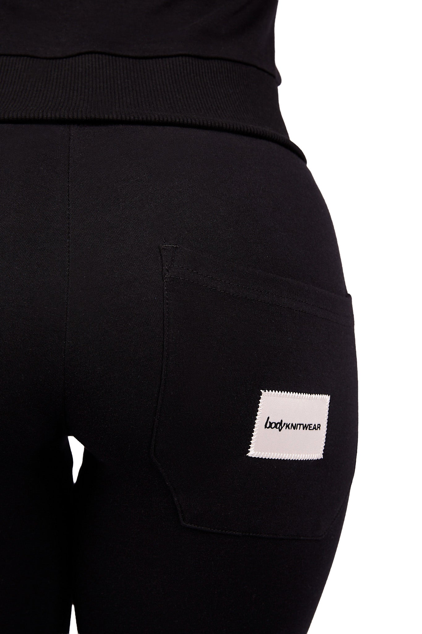 BODY KNITWEAR PANTS (MIDNIGHT BLACK)