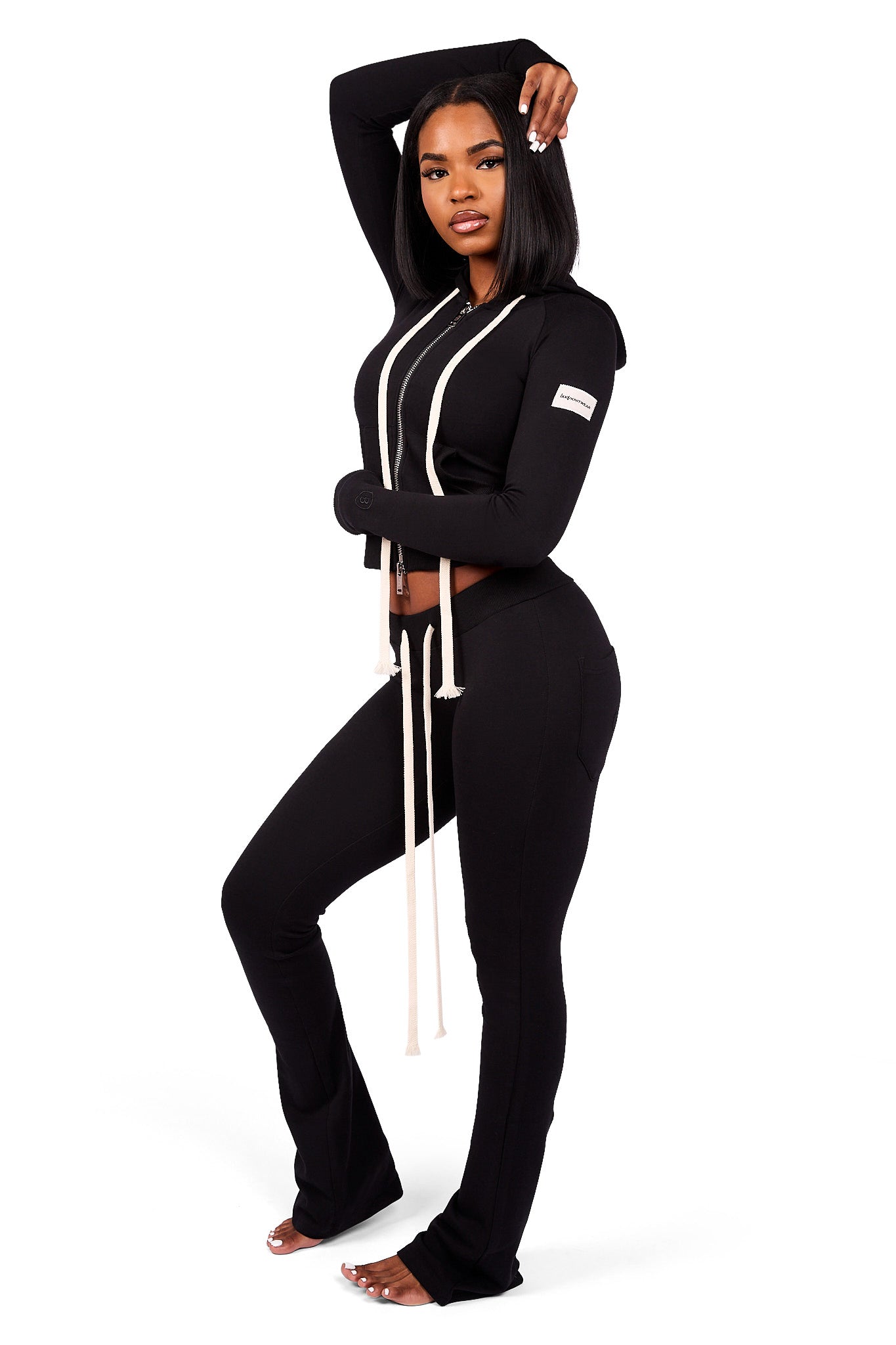 BODY KNITWEAR PANTS (MIDNIGHT BLACK)