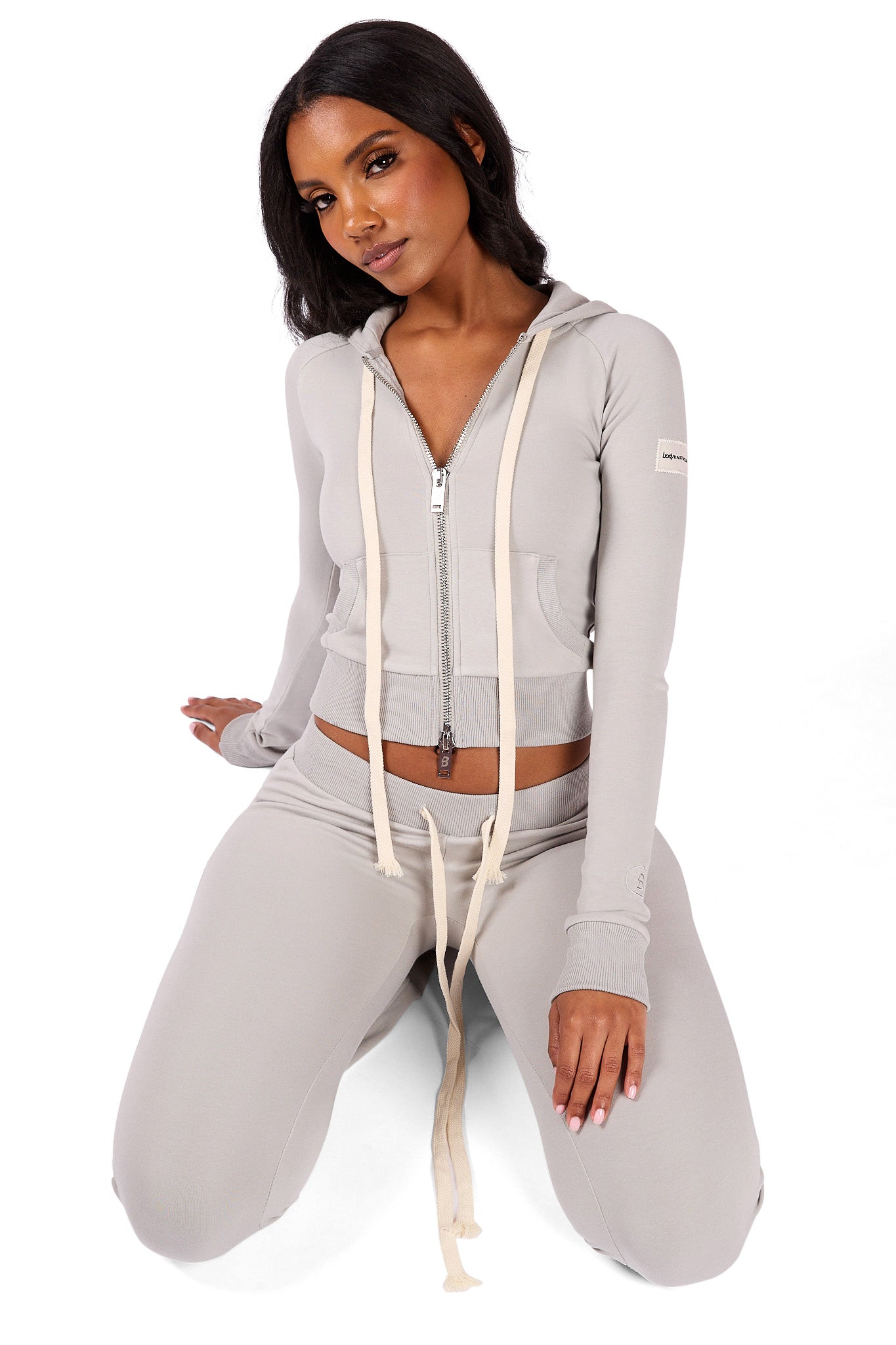 BODY KNITWEAR PANTS (PALE GREY)