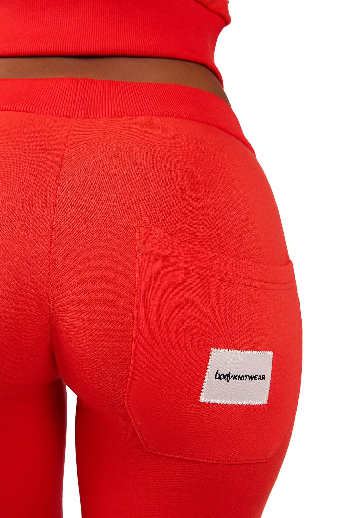 BODY KNITWEAR PANTS (SCARLET RED)