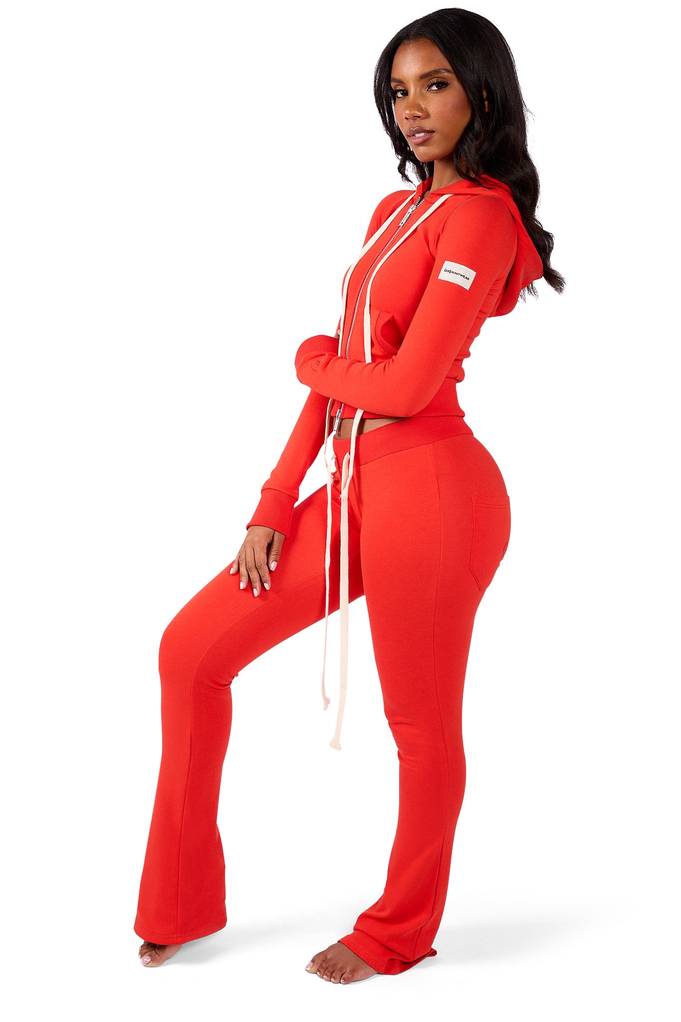 BODY KNITWEAR PANTS (SCARLET RED)