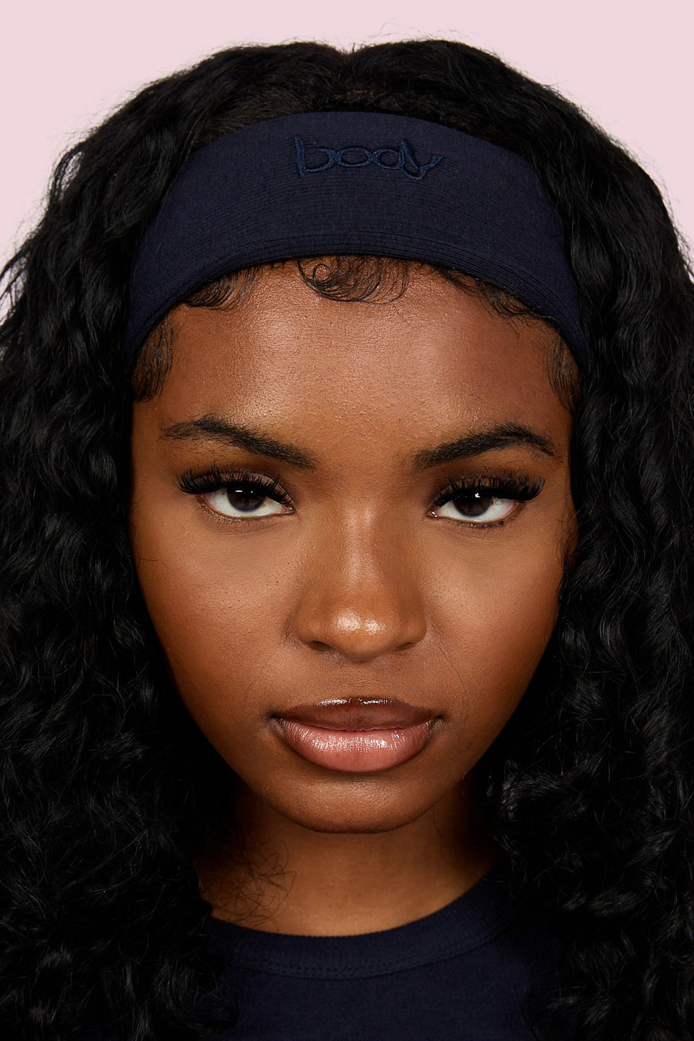 RIBBED HEADBAND ESSENTIAL (SPACE BLUE)