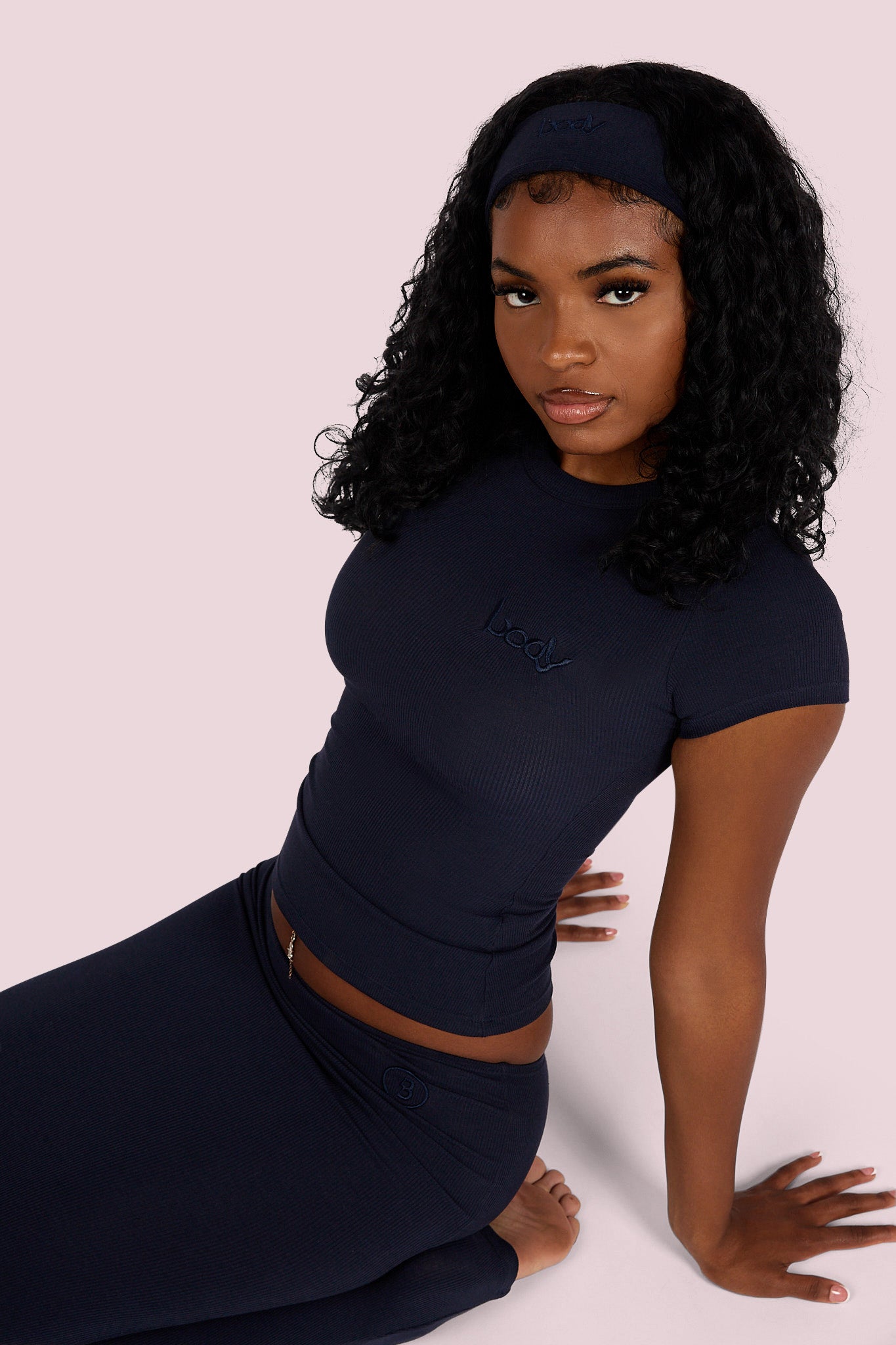 RIBBED SHIRT ESSENTIAL (SPACE BLUE)