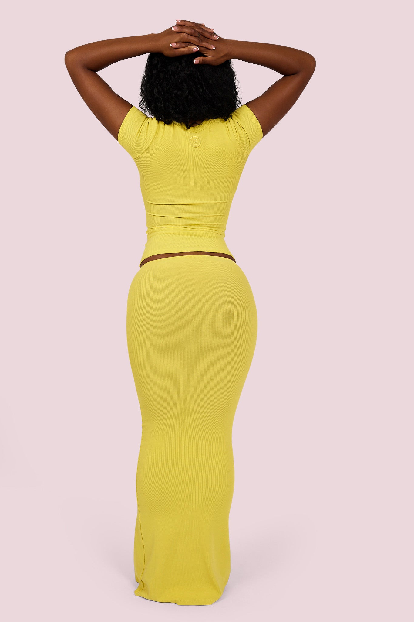 RIBBED SHIRT ESSENTIAL (LEMON YELLOW)