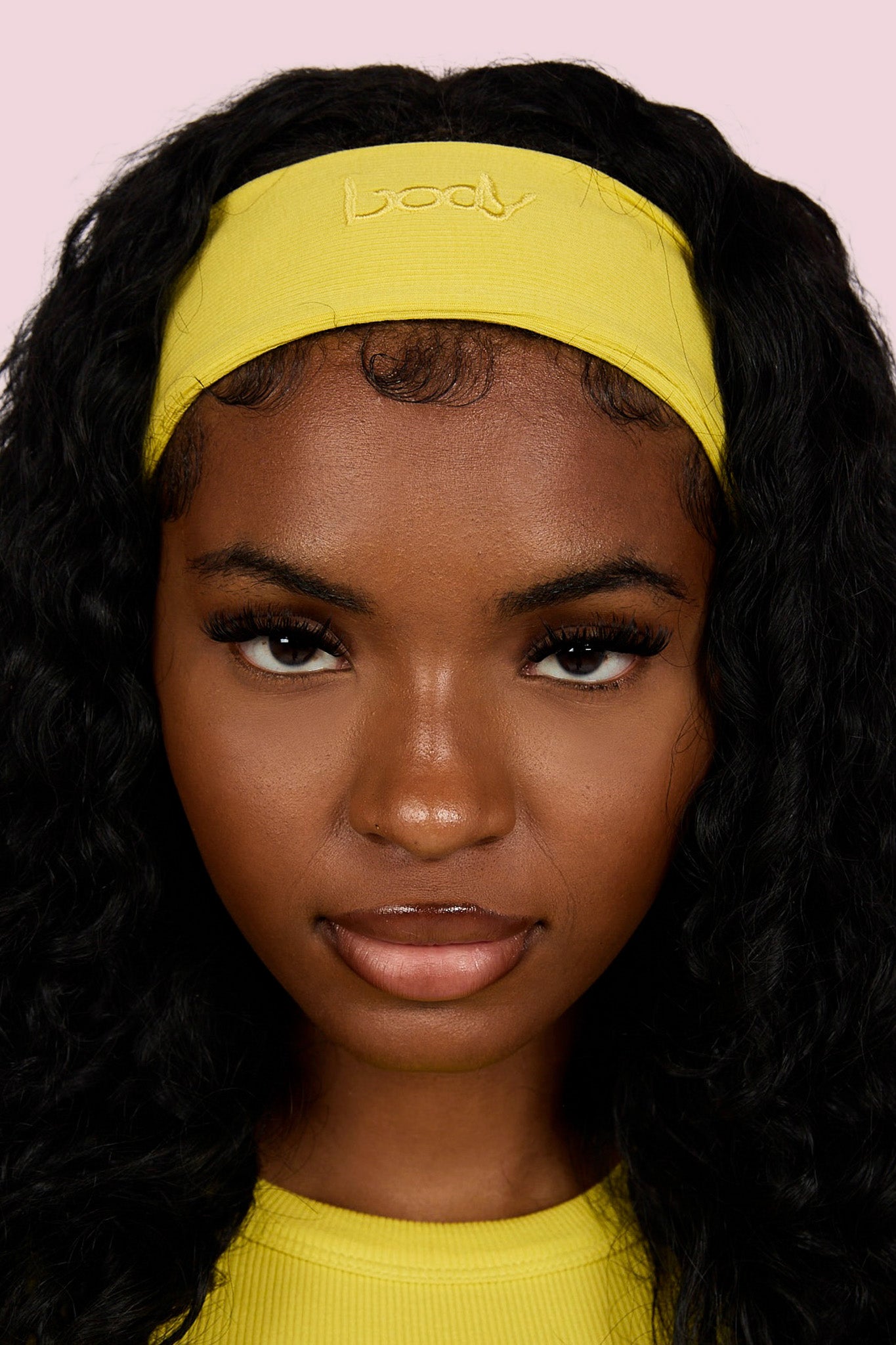 RIBBED HEADBAND ESSENTIAL (LEMON YELLOW)