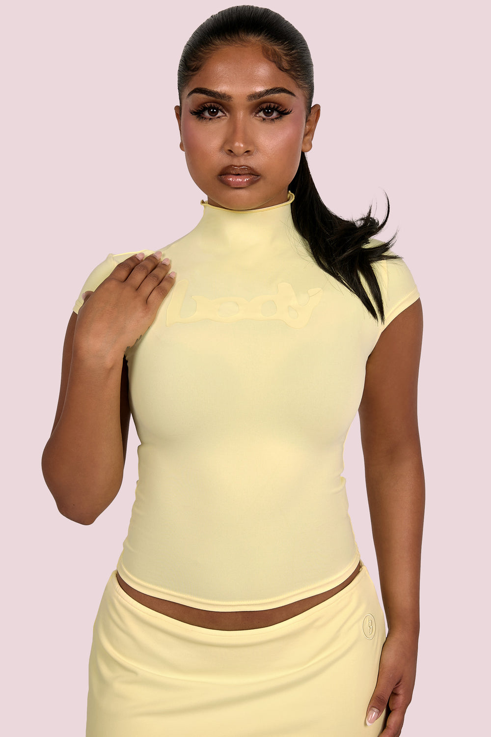 BODY RAGLAN TOP (PASTEL YELLOW)