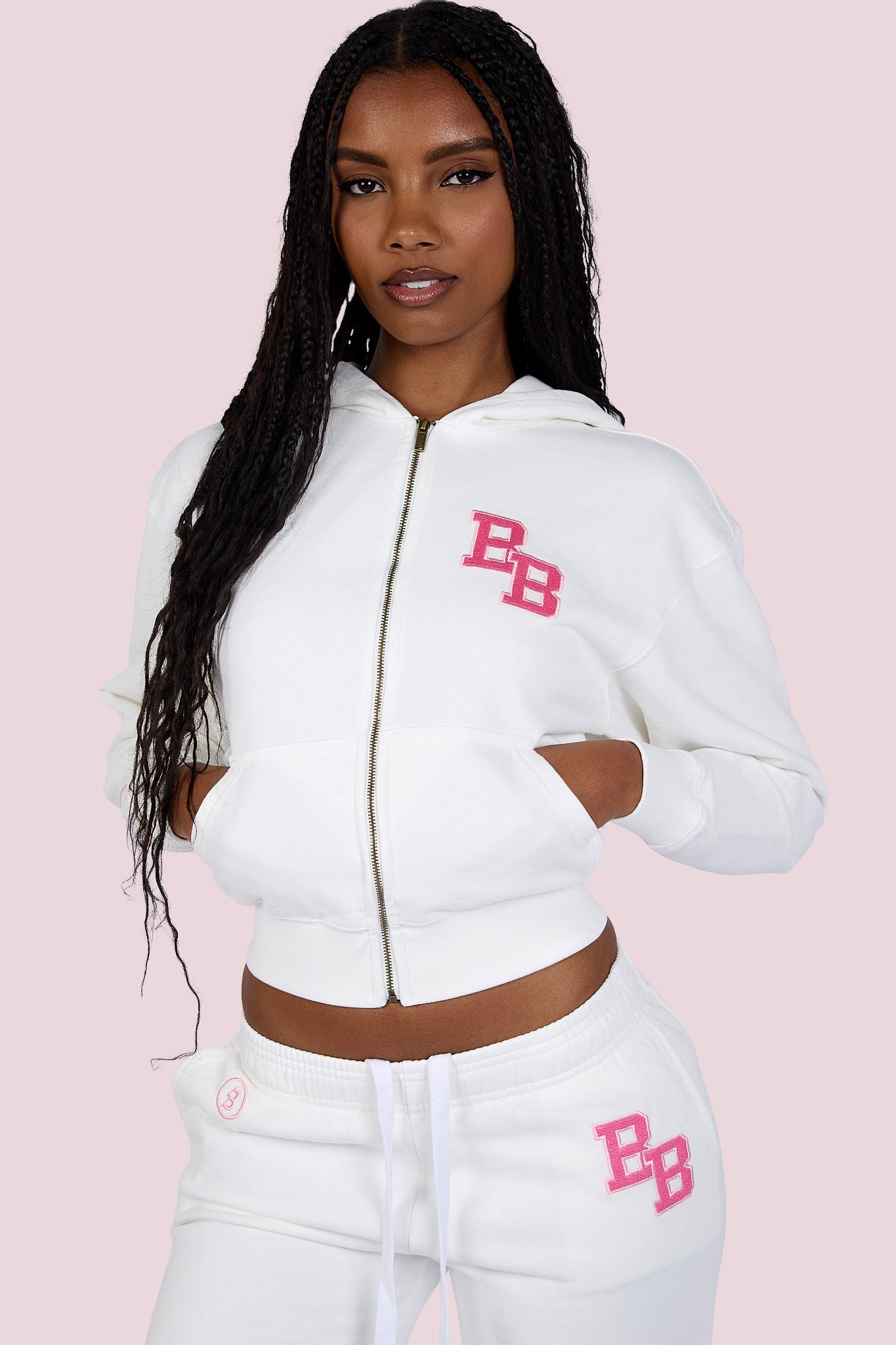 ruby and you パーカー CLASSIC HOODIE & JOGGER SET IN GARNET