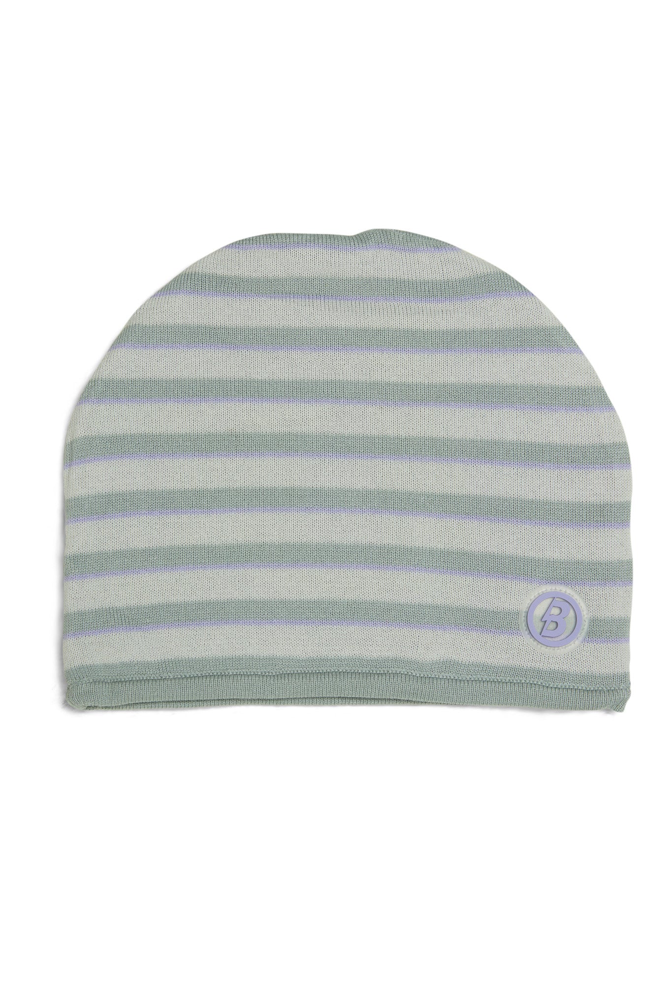 STRIPED KNIT BEANIE (SAIGE/LAVENDER) — Body by Raven Tracy