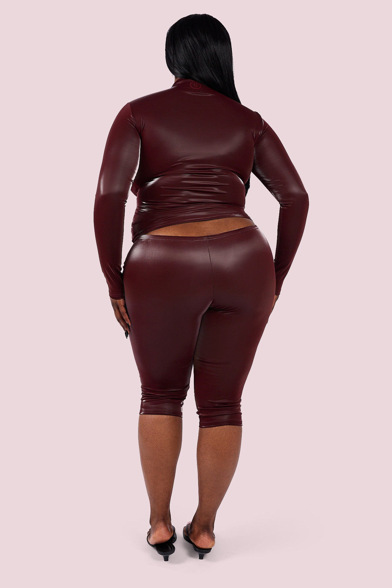 WET ZIP-UP TOP (SLOW BURN)