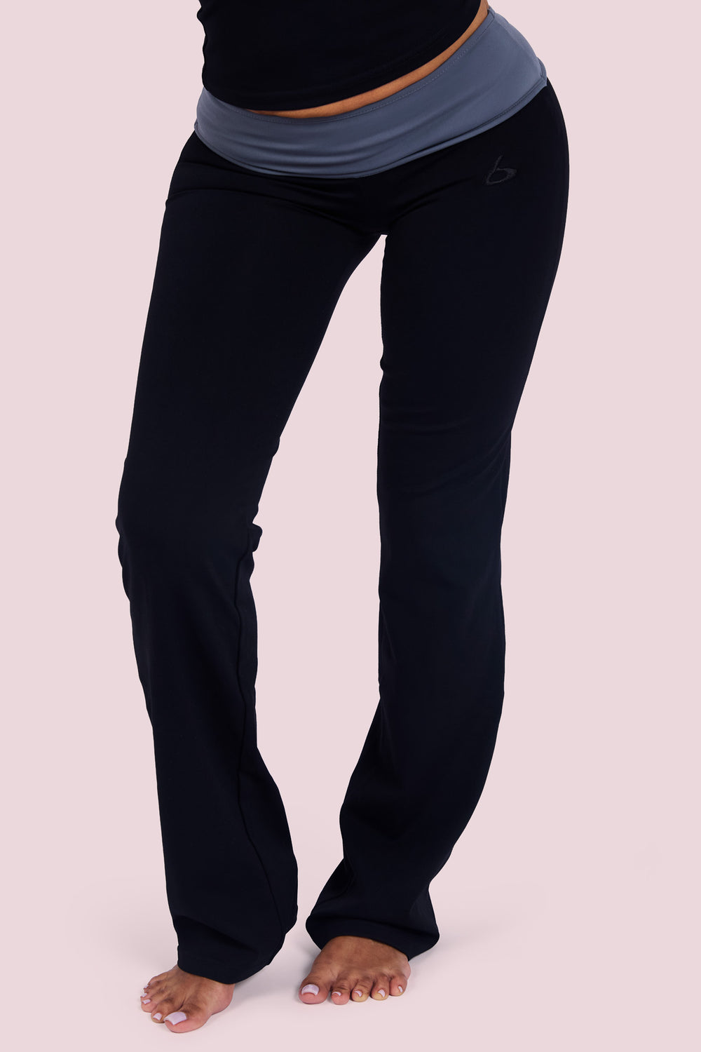 YOGA 2.0 TWO-TONE PANTS (BLACK LICORICE)