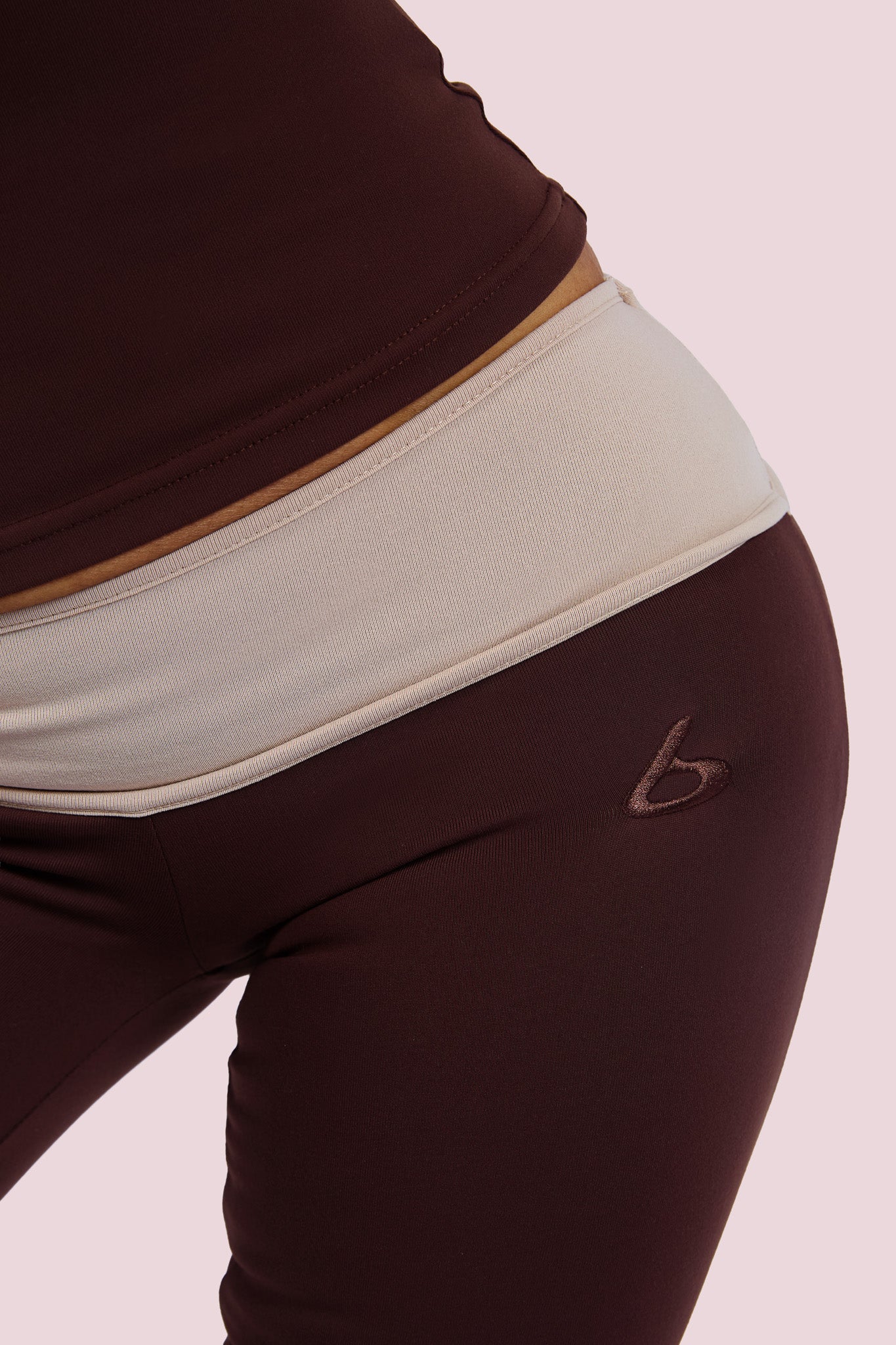 YOGA 2.0 TWO-TONE PANTS (CHOCOLATE)