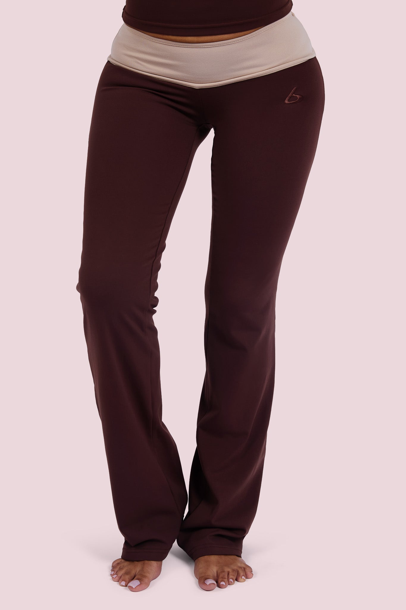 YOGA 2.0 TWO-TONE PANTS (CHOCOLATE)