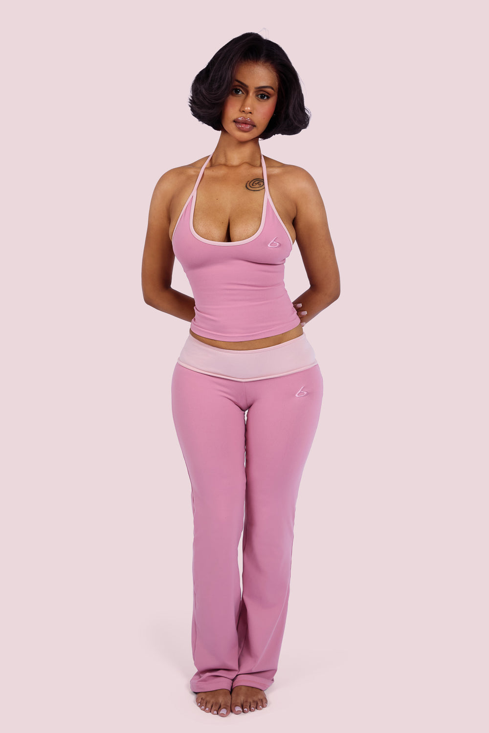 YOGA 2.0 TWO-TONE TANK TOP (BUBBLEGUM)