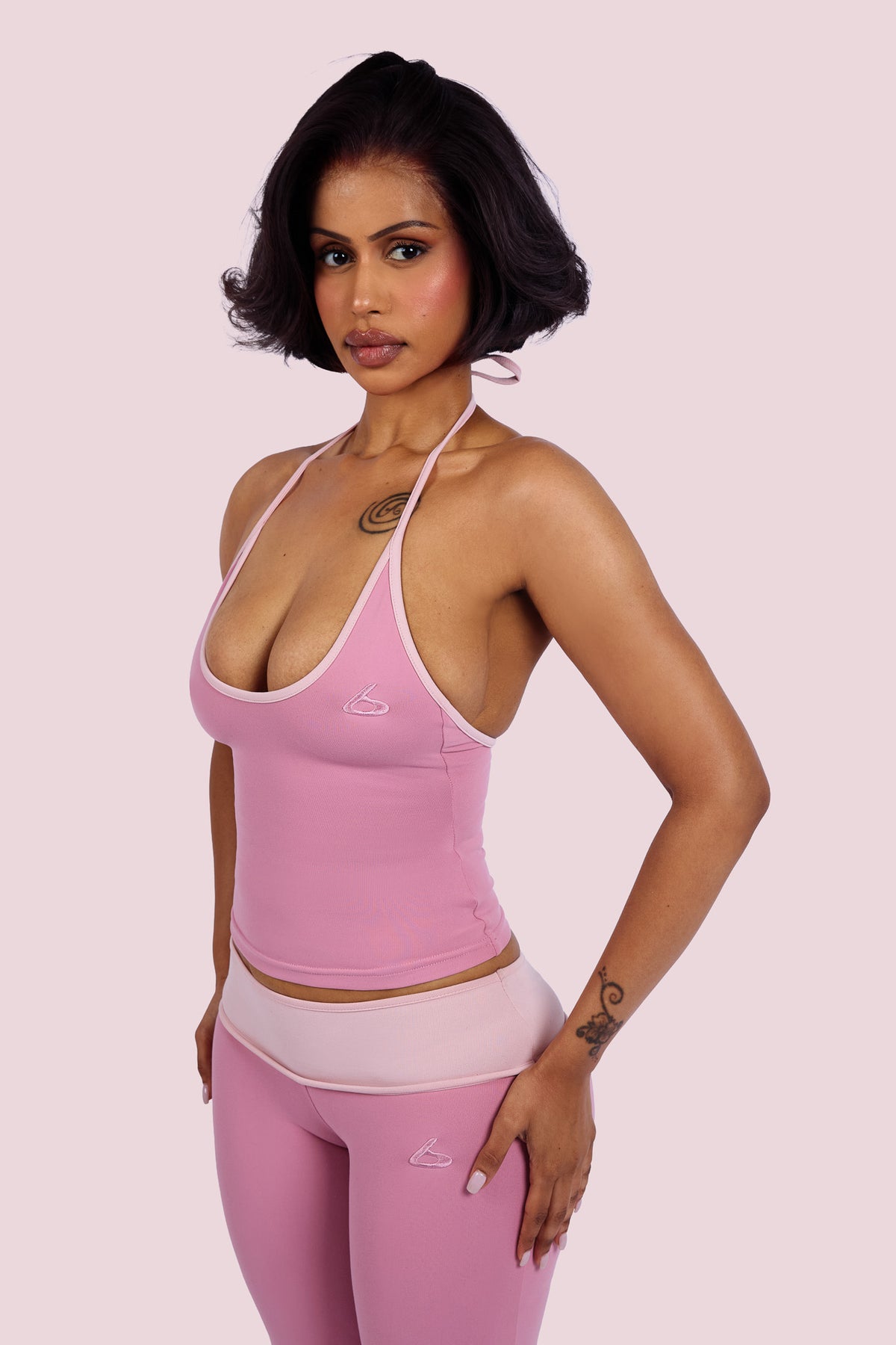 YOGA 2.0 TWO-TONE TANK TOP (BUBBLEGUM)